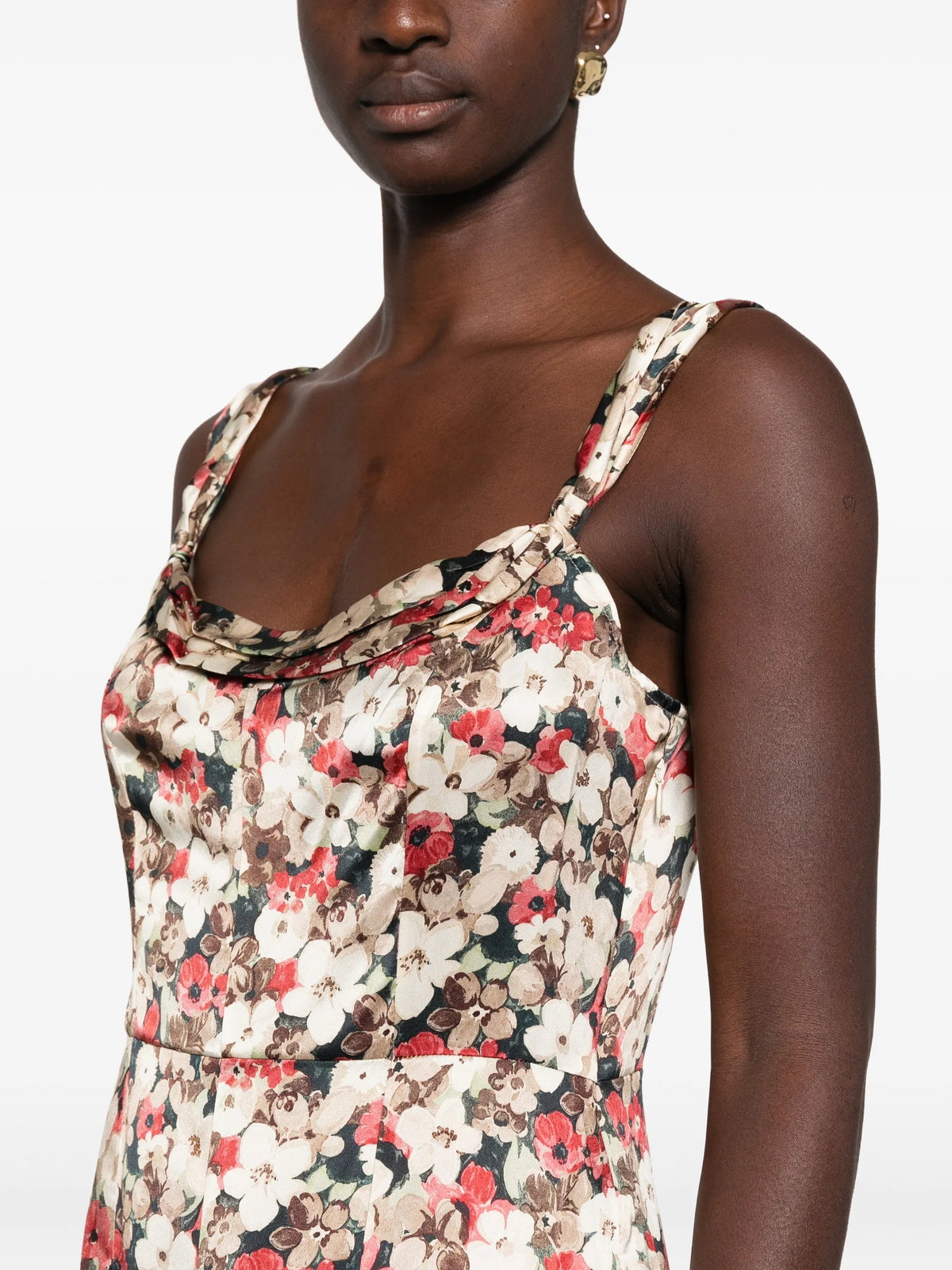 Donielle floral-print midi dress