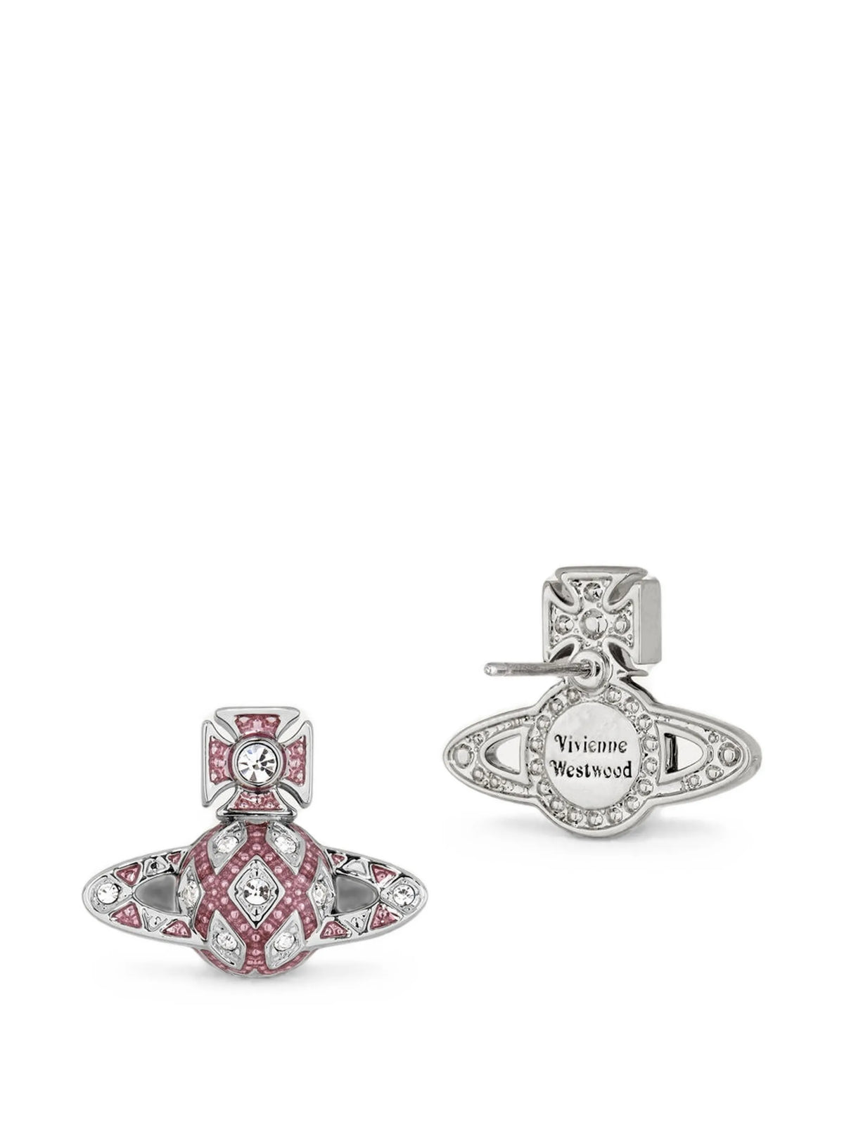 Orb crystal-embellished earrings
