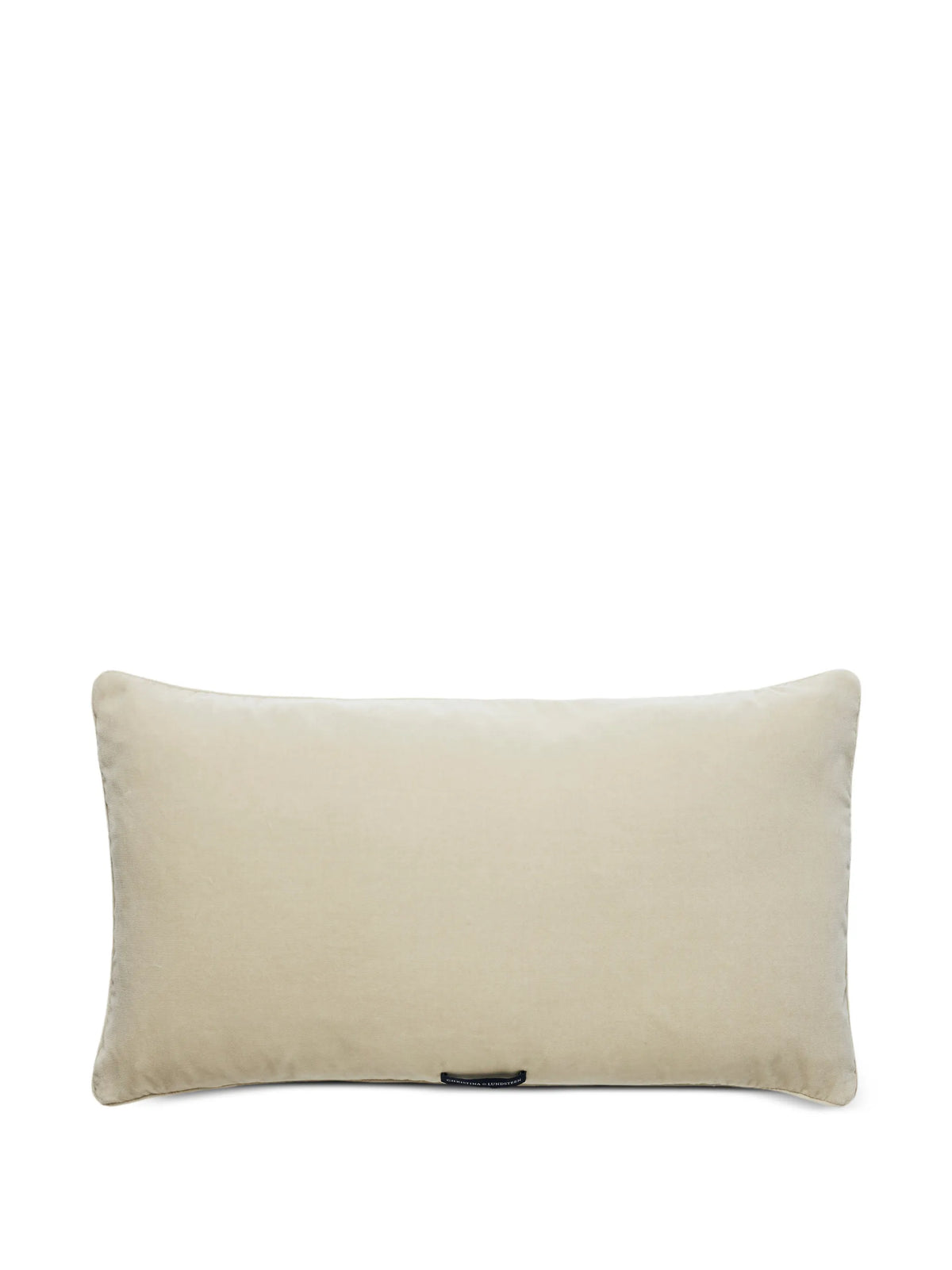 Florence geometric-pattern velvet cushion
