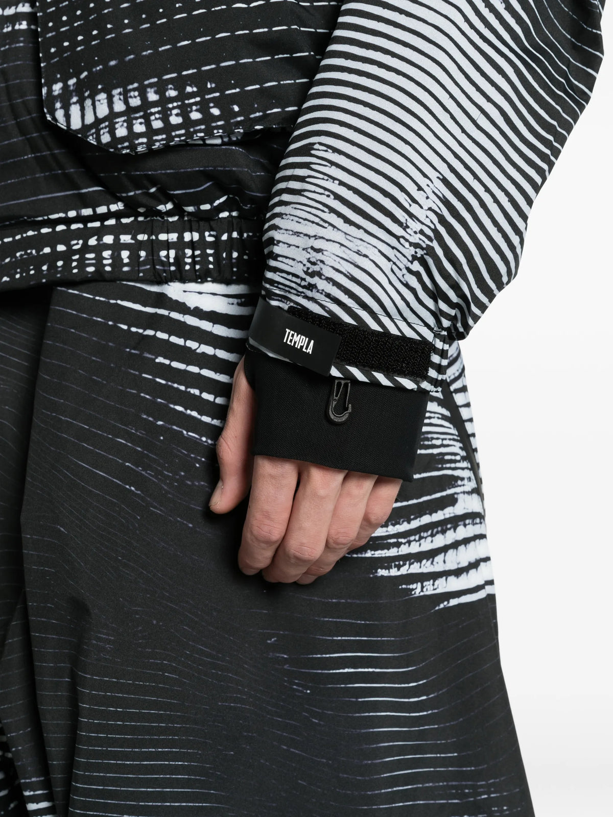 Dysydent vector-print bomber jacket