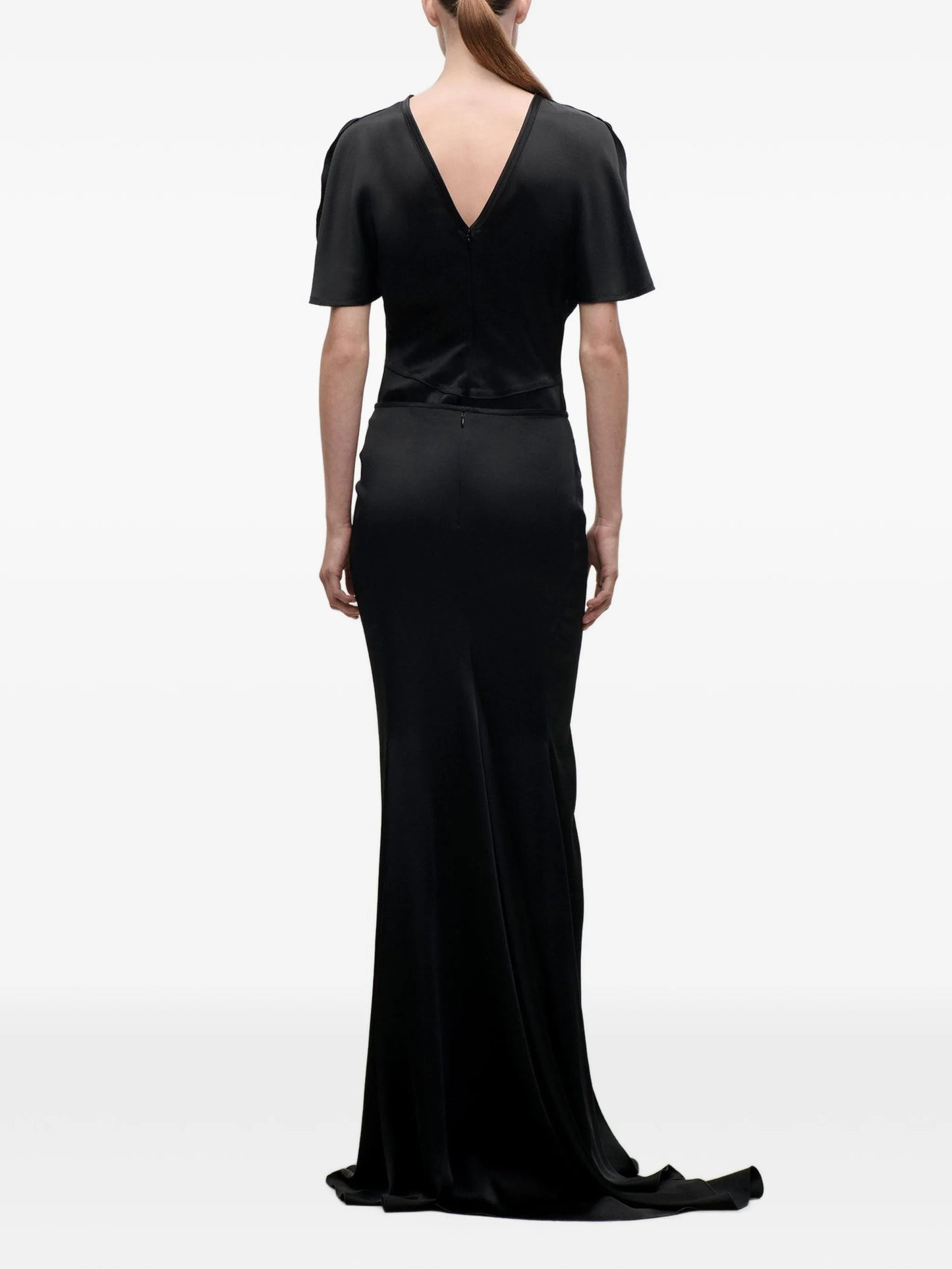 Isabella ruched maxi skirt