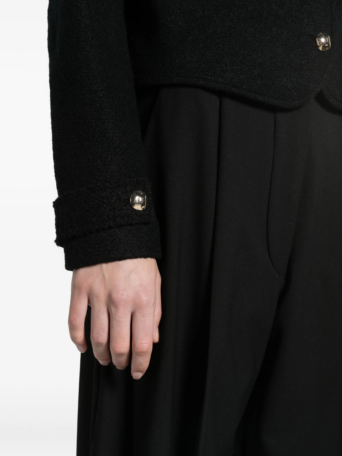 button-up high-neck jacket