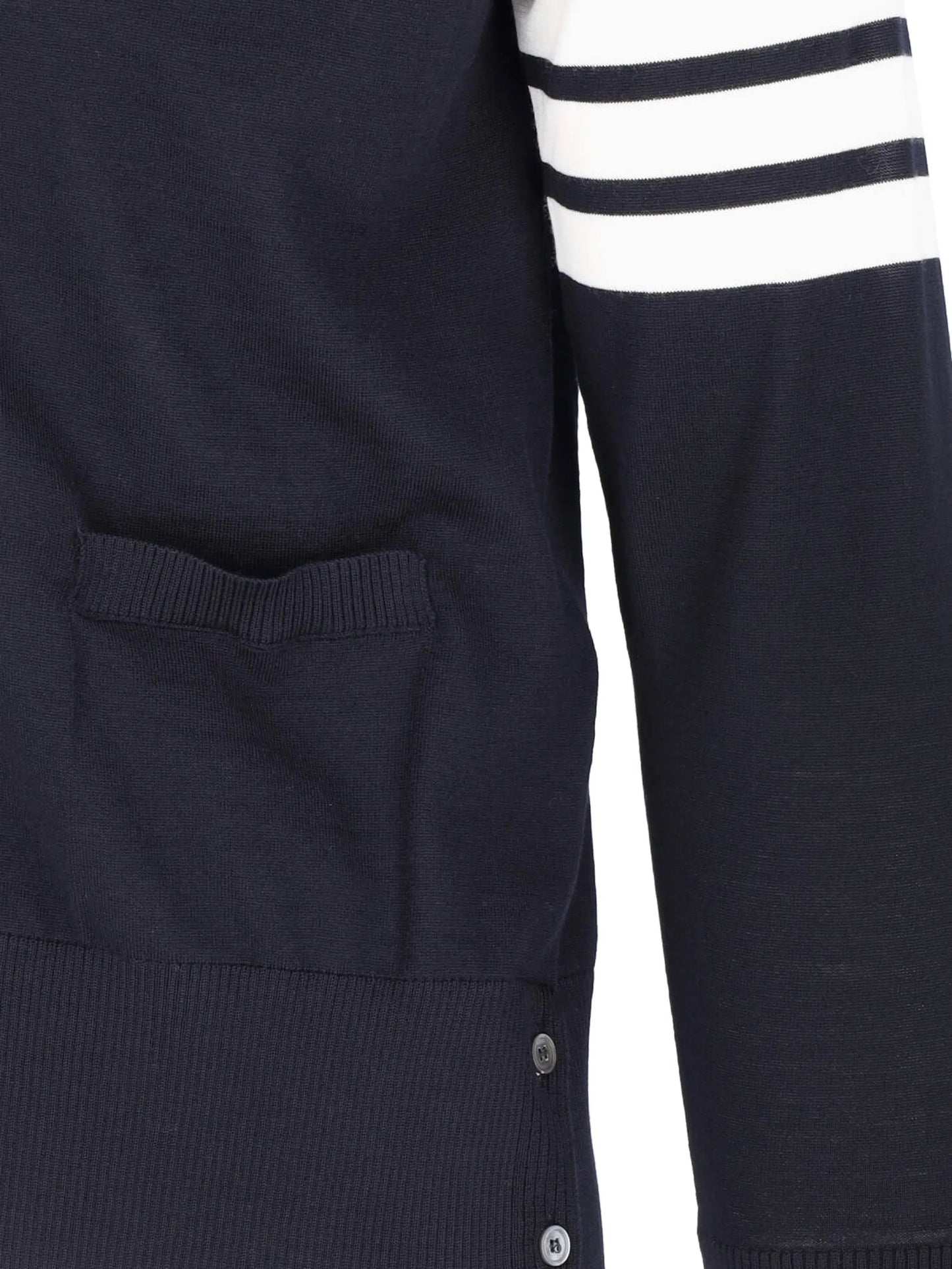 4-Bar V-neck cardigan
