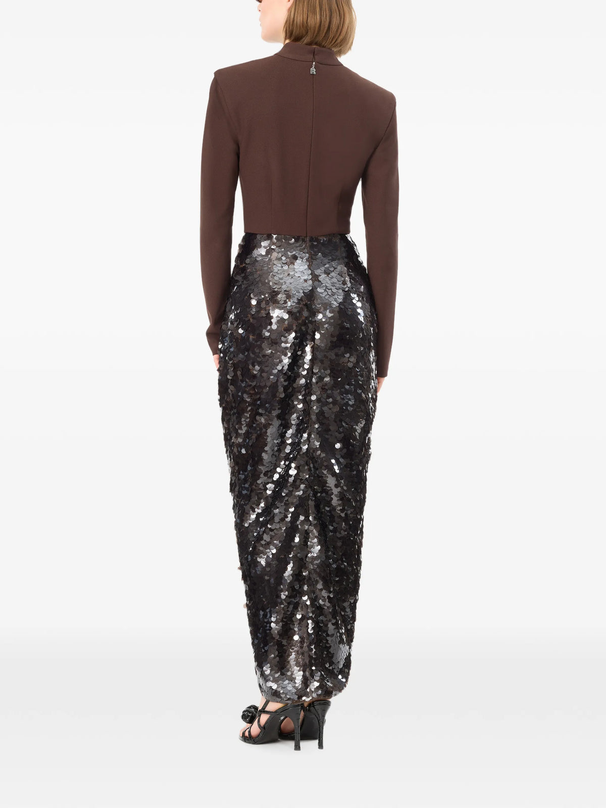 knotted midi dress