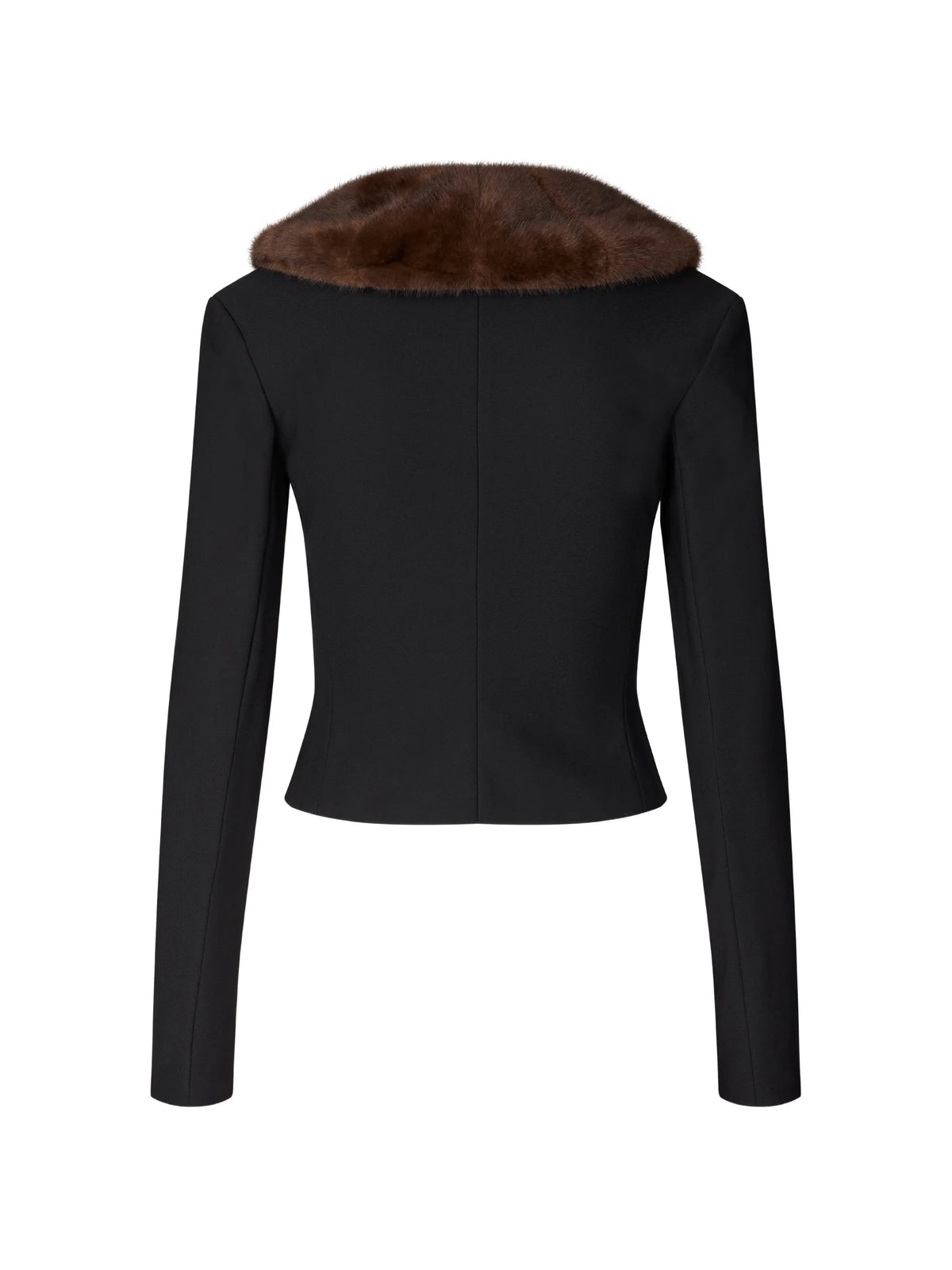 faux-fur collar jacket