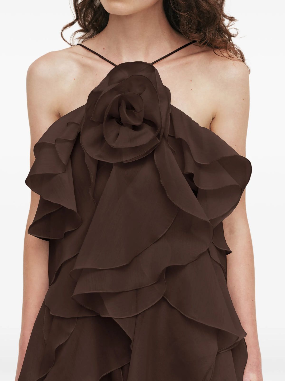 Pandorea ruffled mini dress