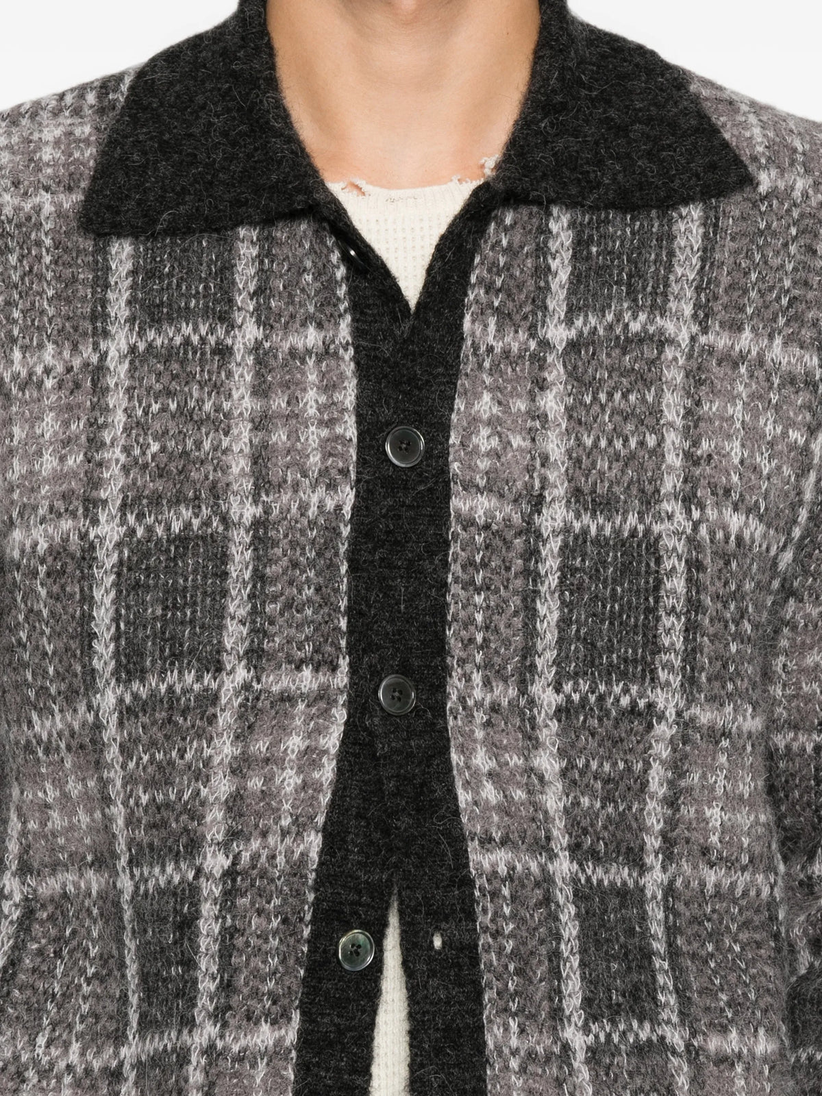 Evening polo cardigan