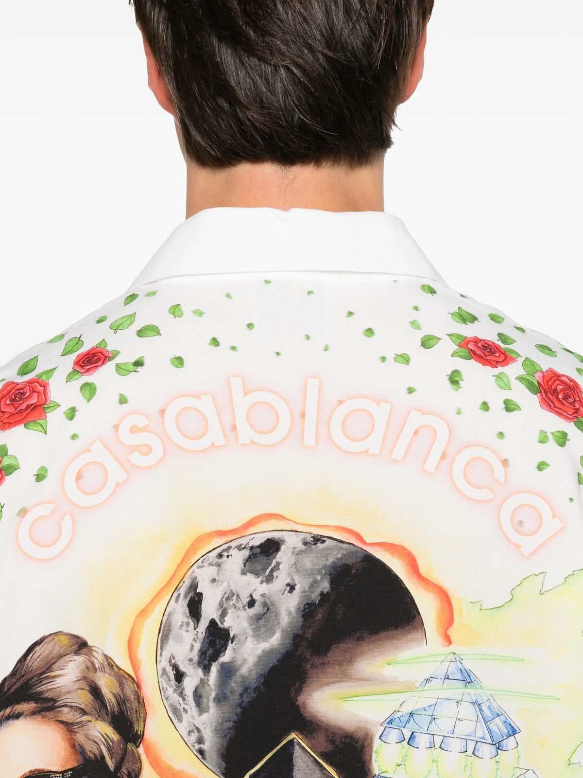 short-sleeve buttoned shirt