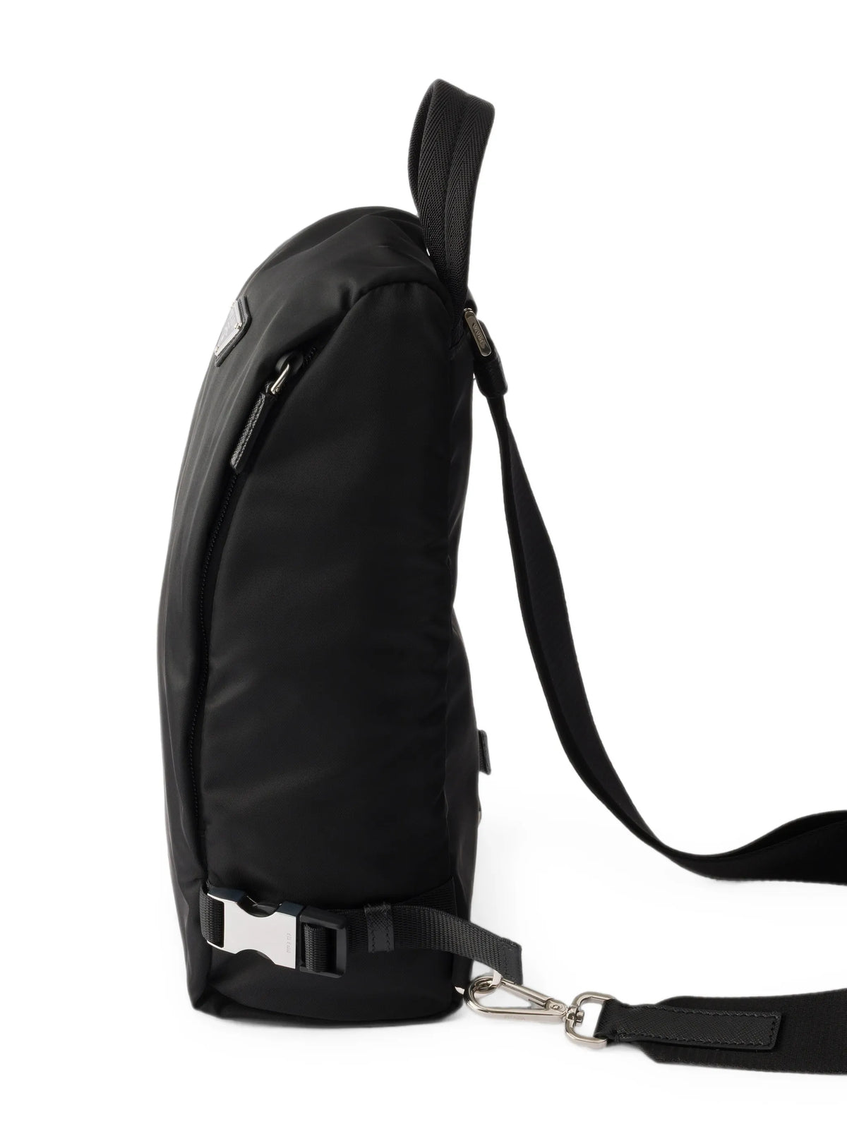 Re-Nylon and Saffiano leather backpack