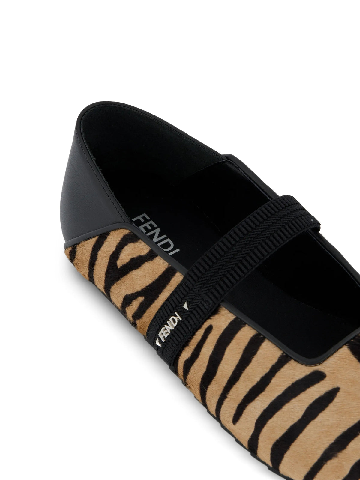 Academia animal-print ballet flats