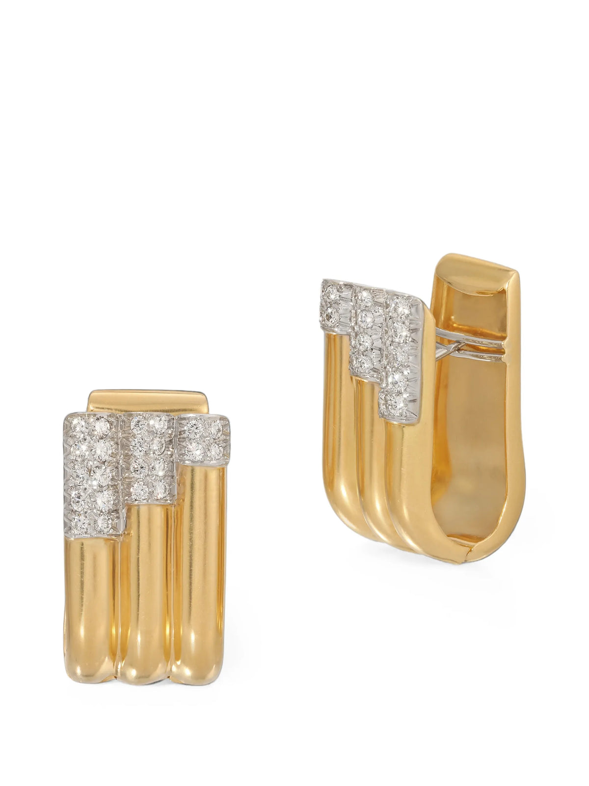 Art Moderne diamond earrings