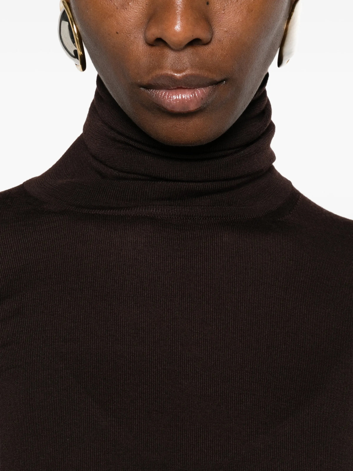 roll-neck sweater