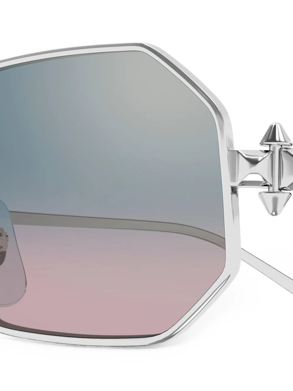 geometric-frame sunglasses
