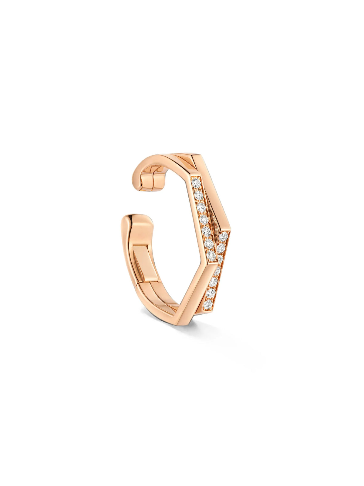 Antifer diamond ear cuff