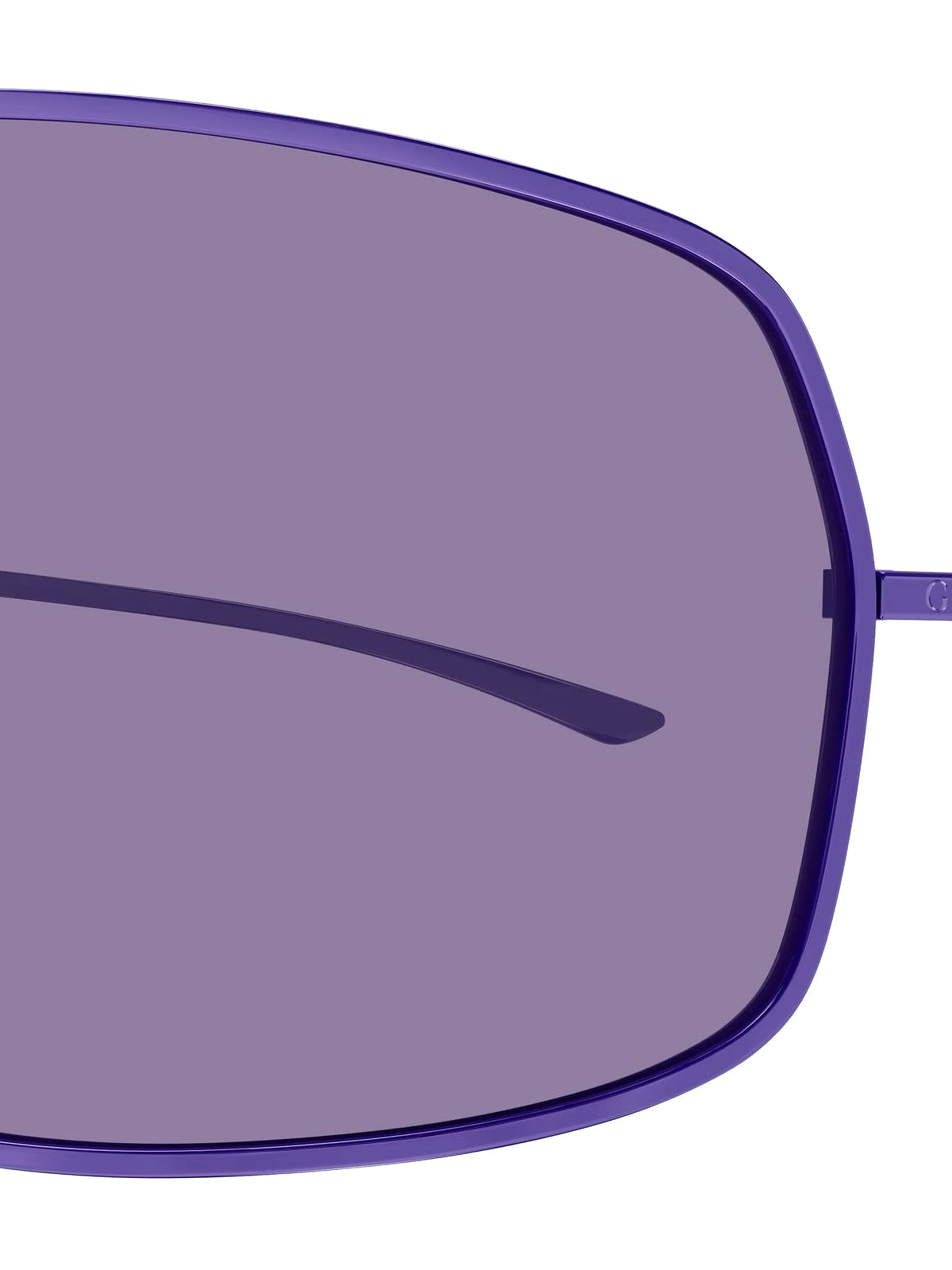 Mask geometric-frame sunglasses