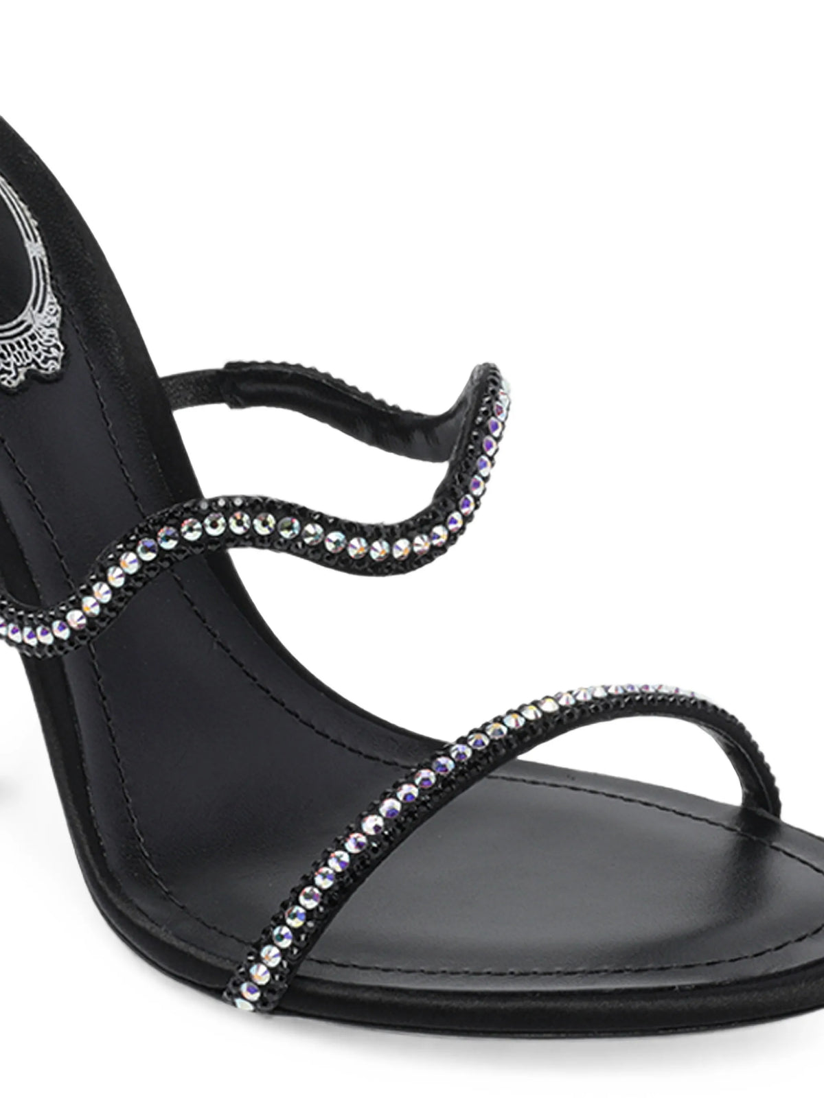 crystal-embellished sandals