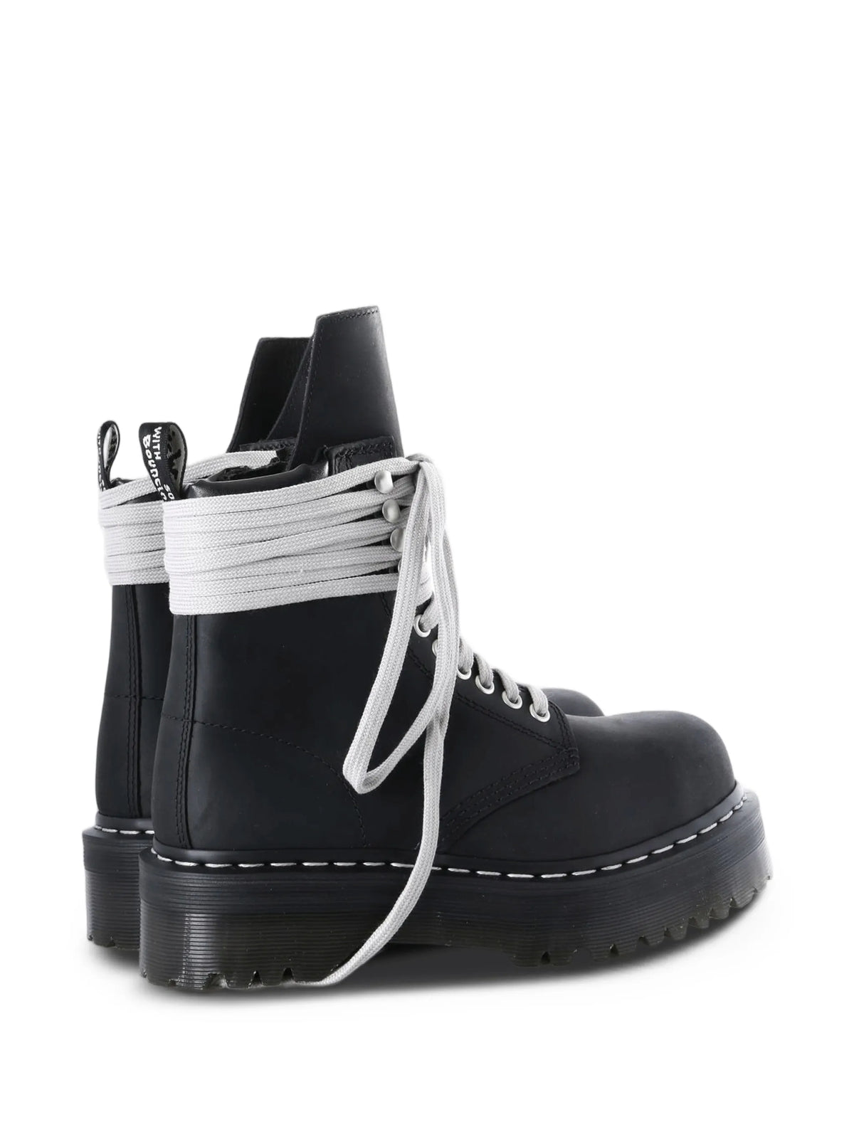 geometric-tongue steel-toe boots