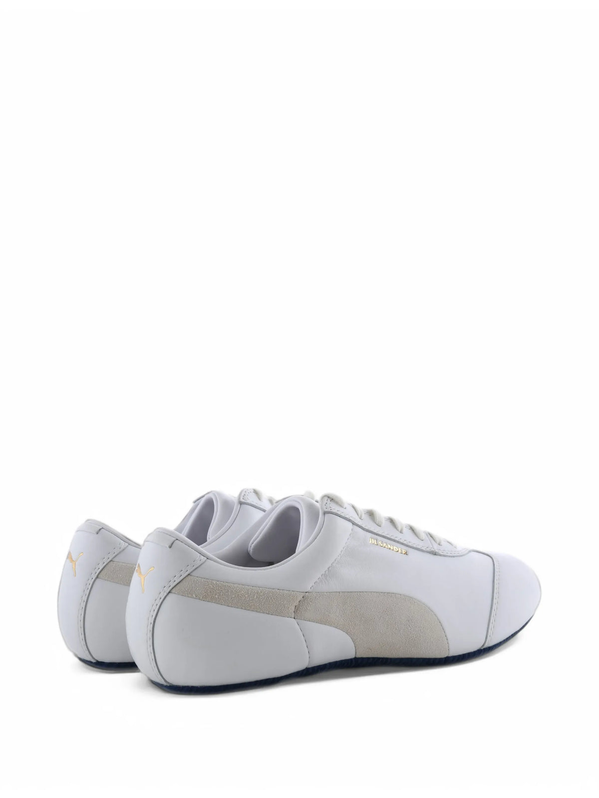 logo-print panelled sneakers