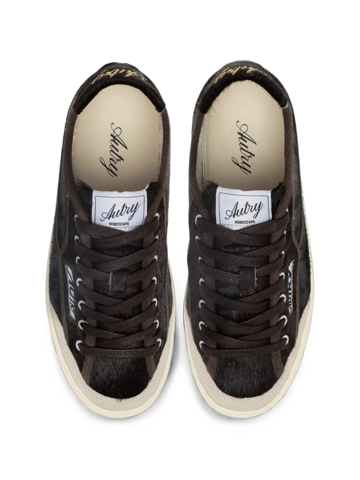 Windscape calf-hair sneakers
