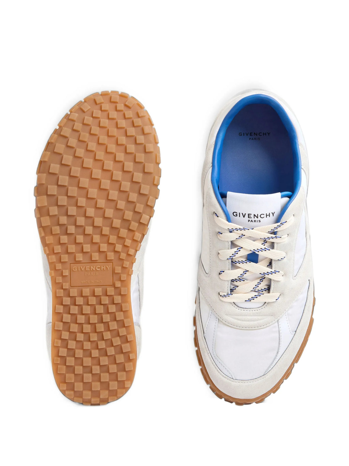 Glide sneakers in nylon and suede
