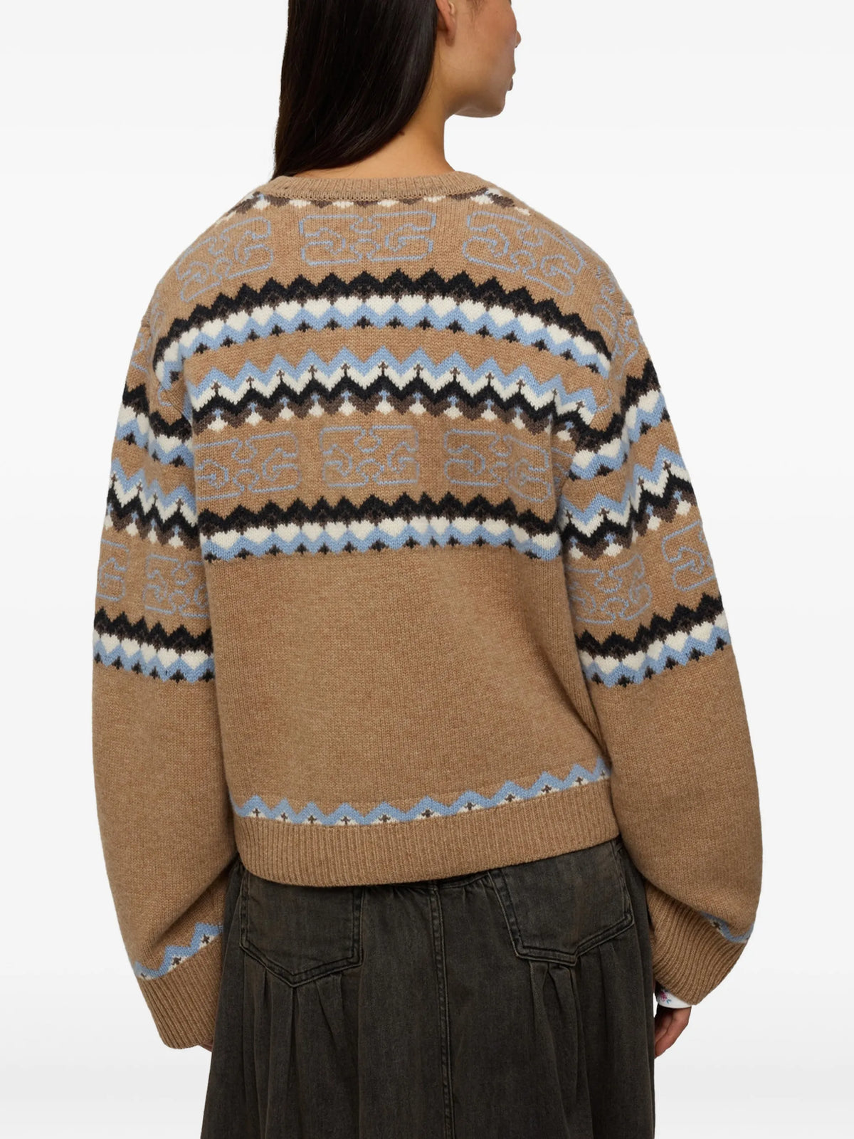 Fairisle wool cardigan