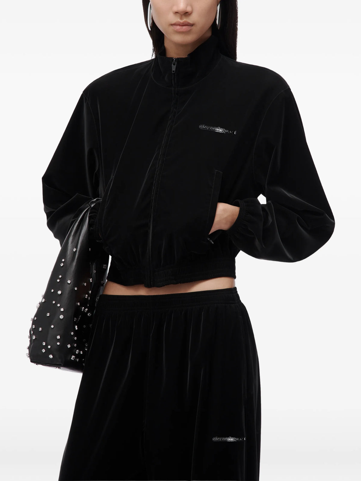 Shrunken track jacket