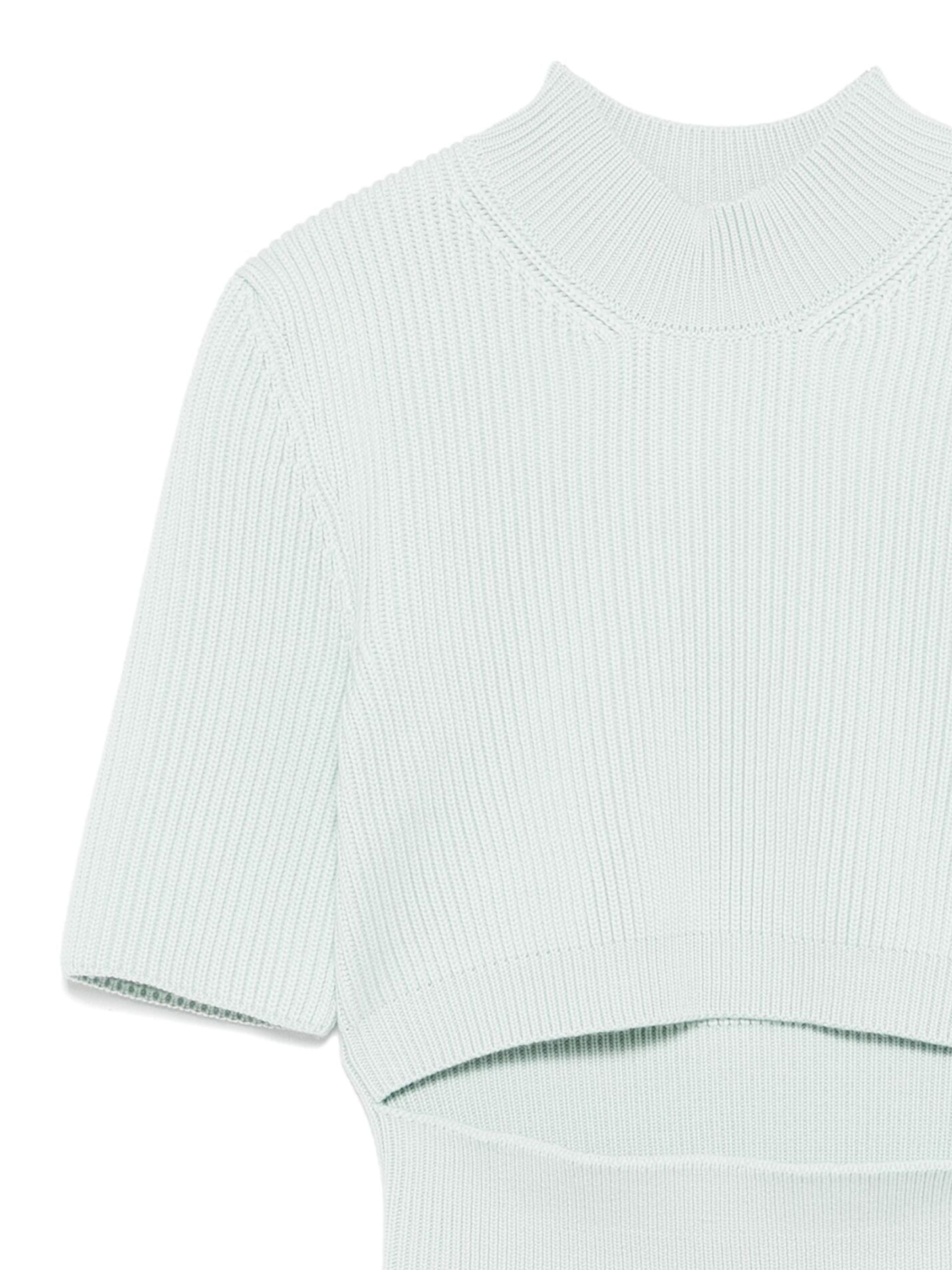 ribbed T-shirt
