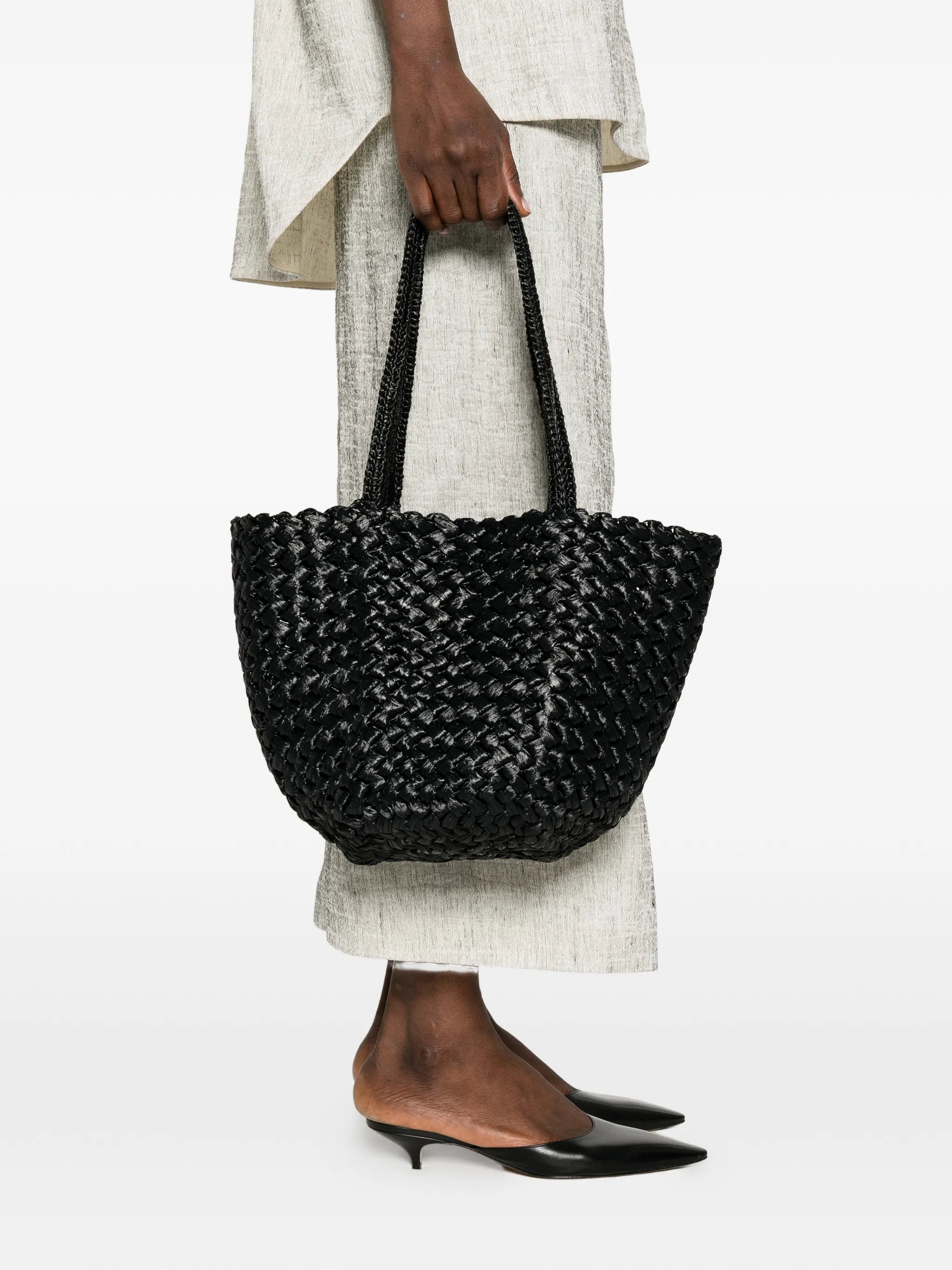 Estelle Two woven tote bag