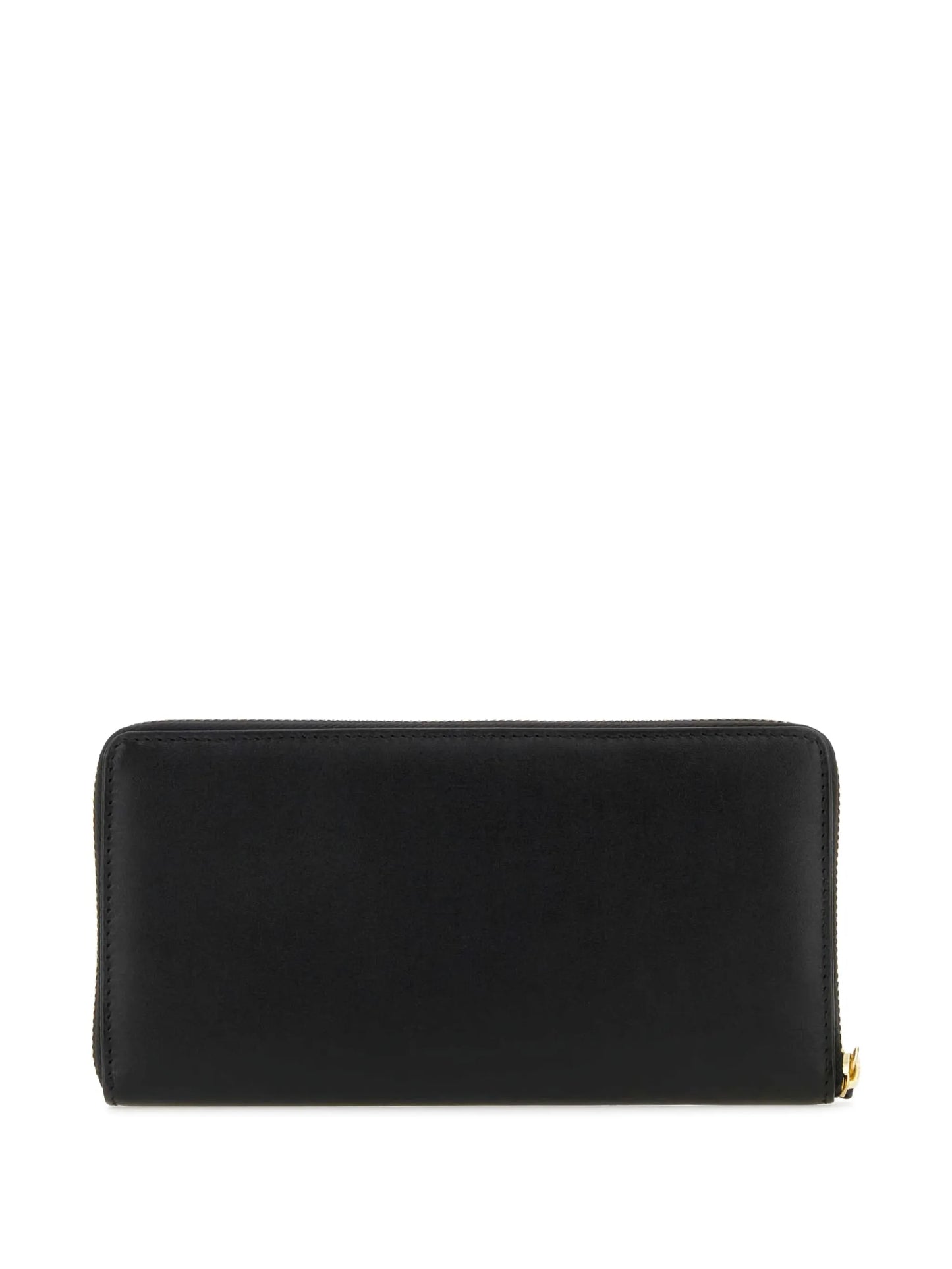logo-embossed leather wallet