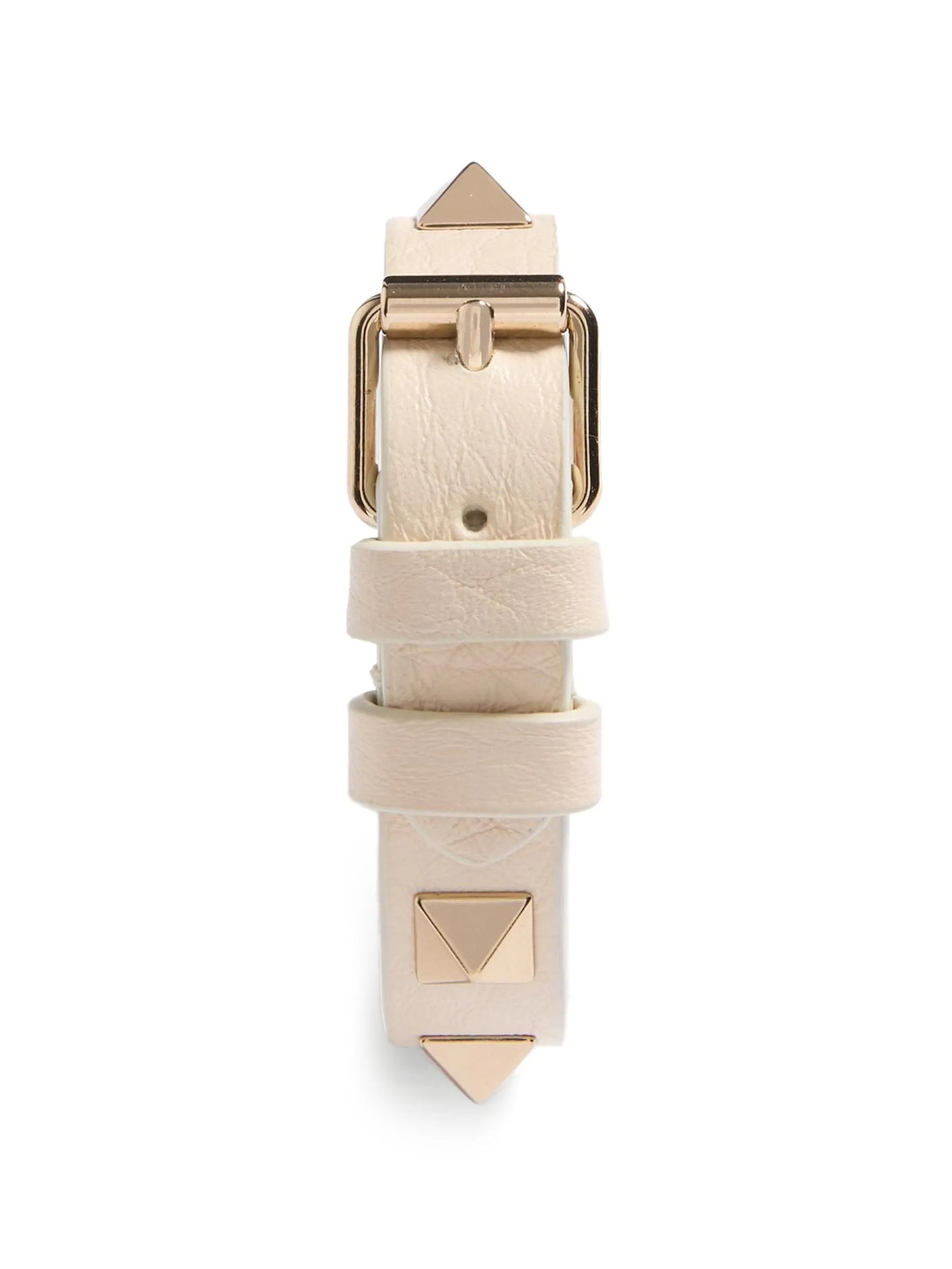 Rockstud leather bracelet