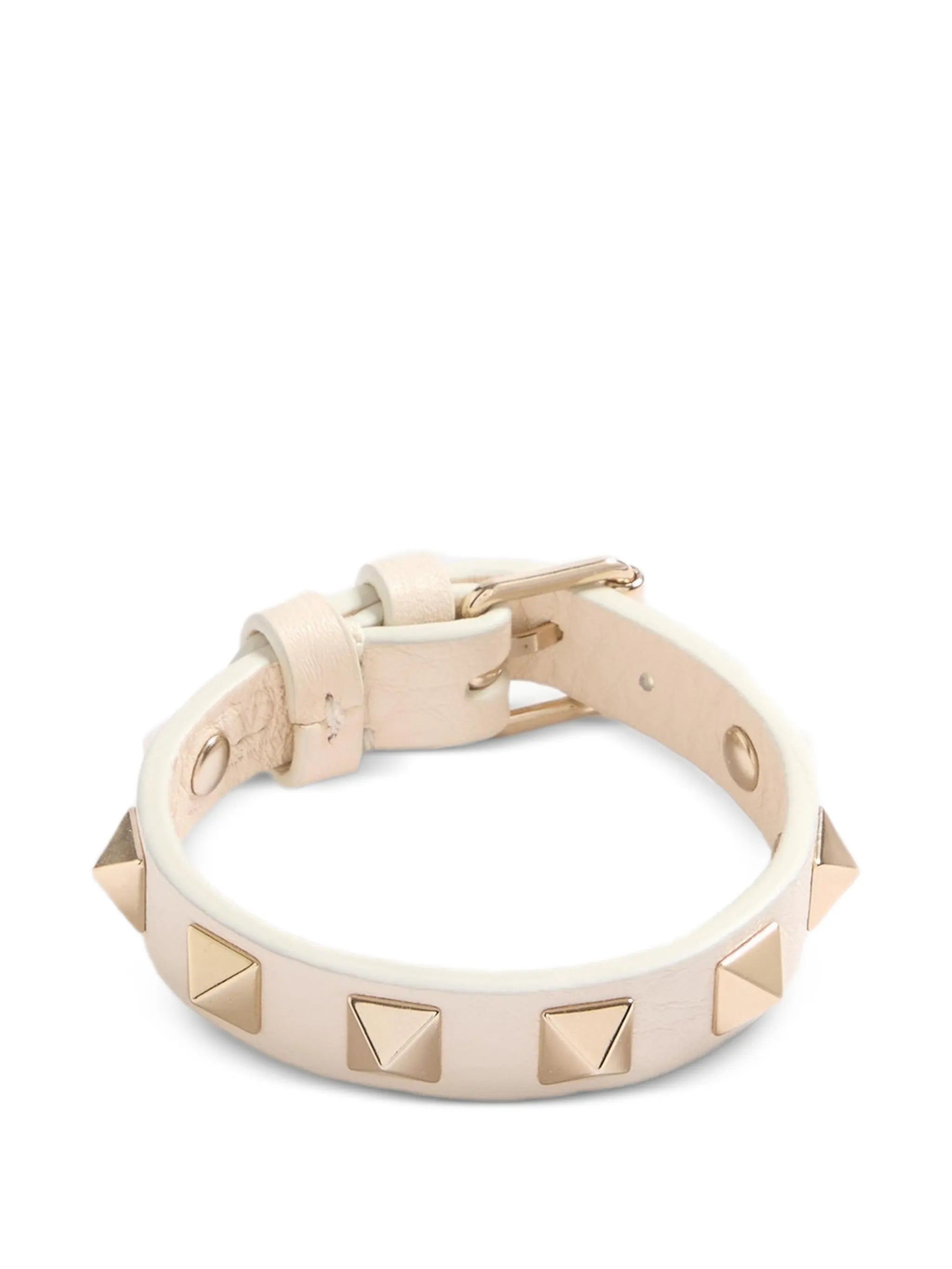 Rockstud leather bracelet