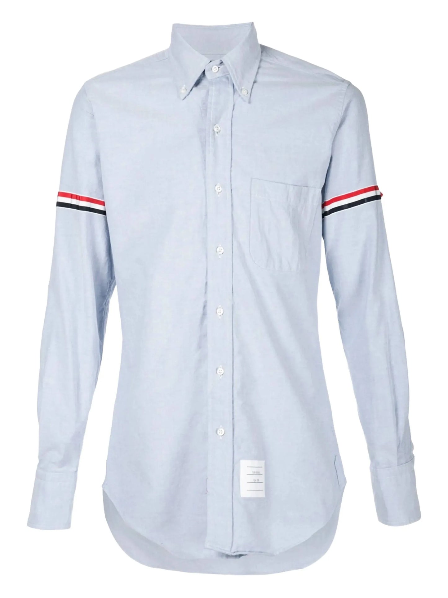 Grosgrain-armband cotton shirt