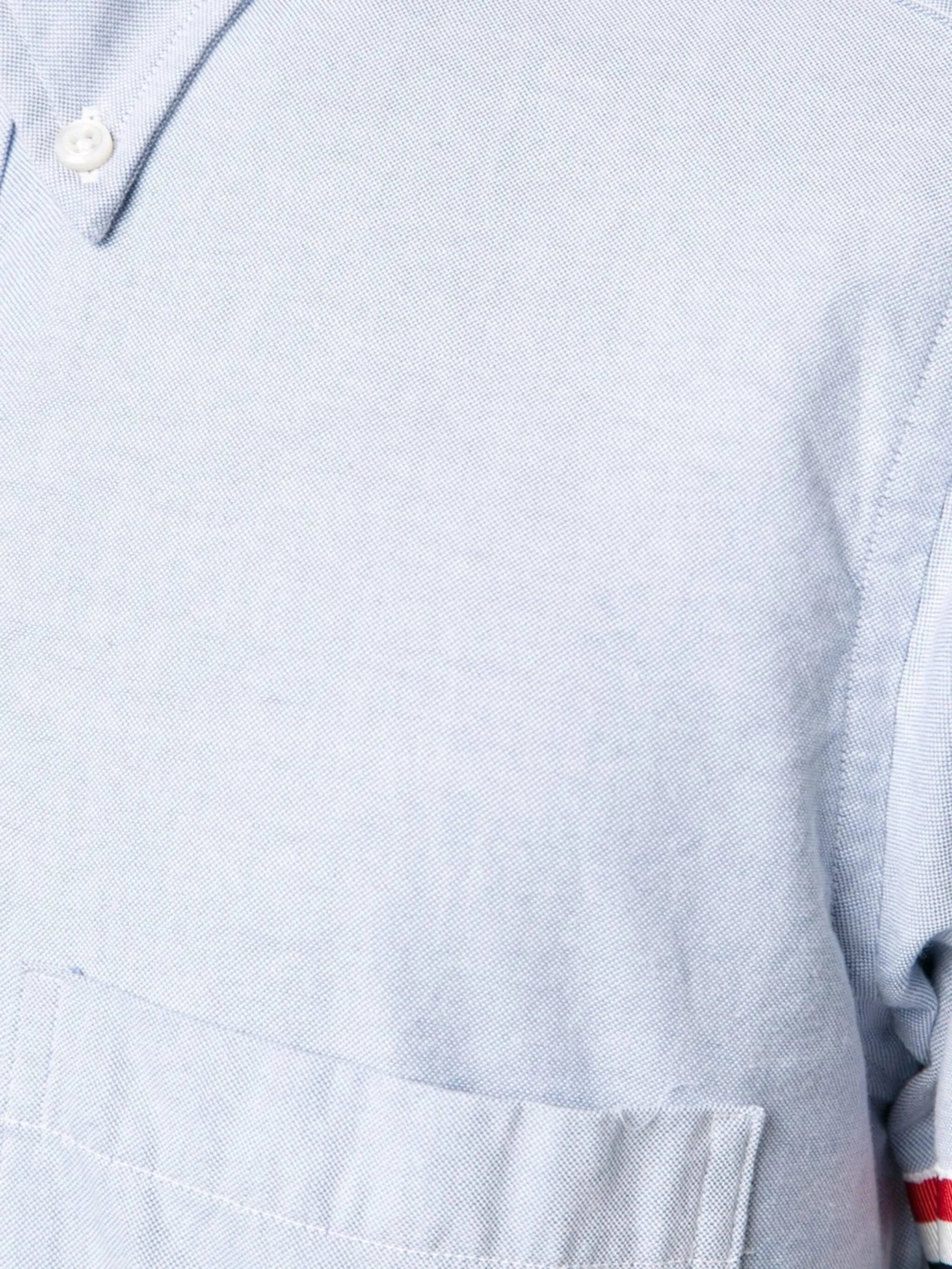 Grosgrain-armband cotton shirt