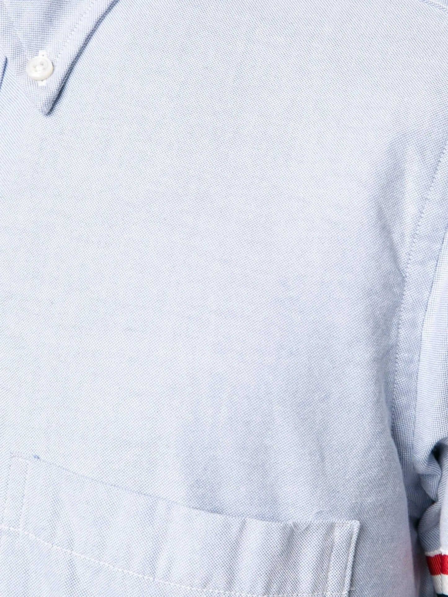 Grosgrain-armband cotton shirt