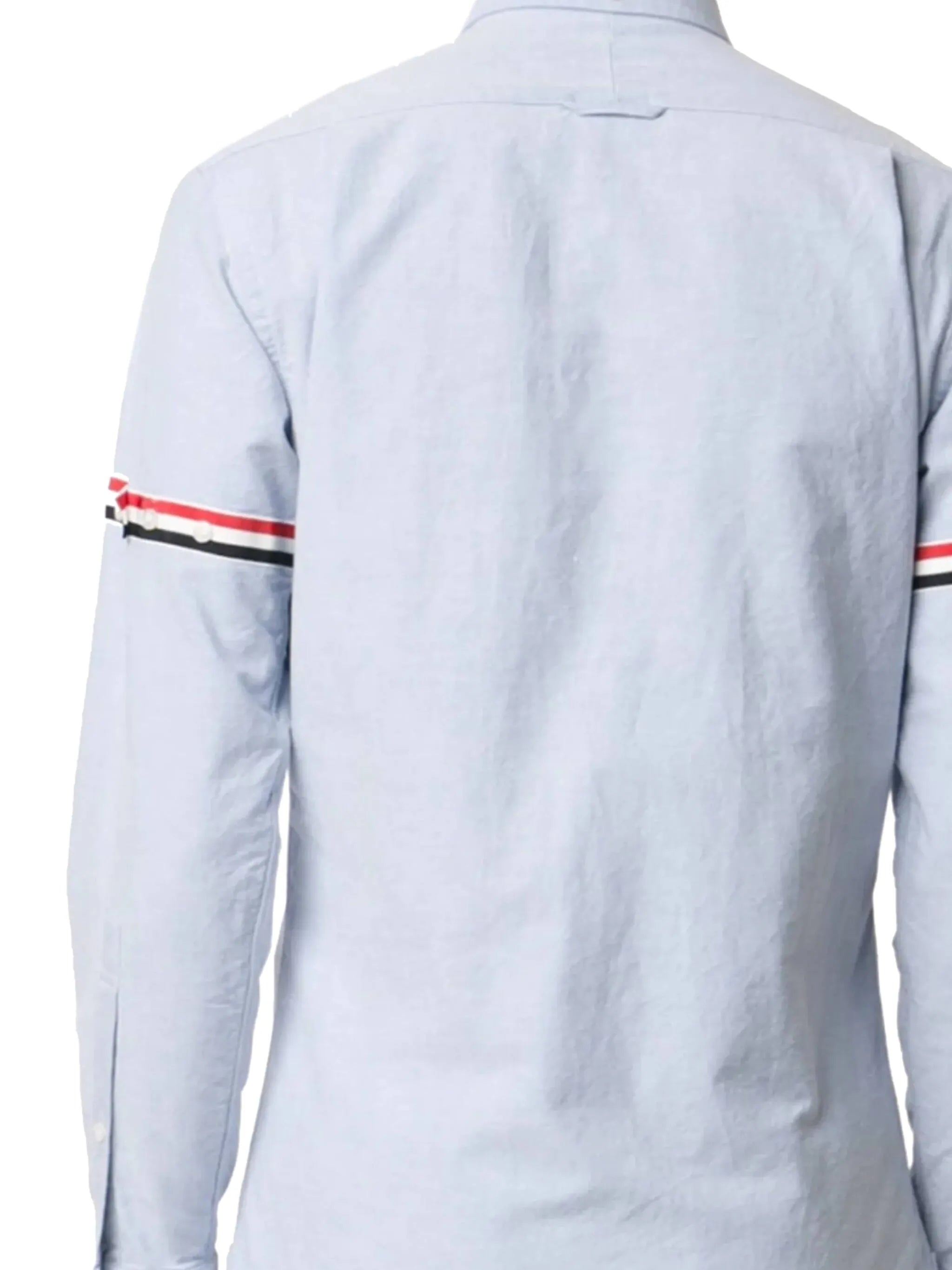 Grosgrain-armband cotton shirt
