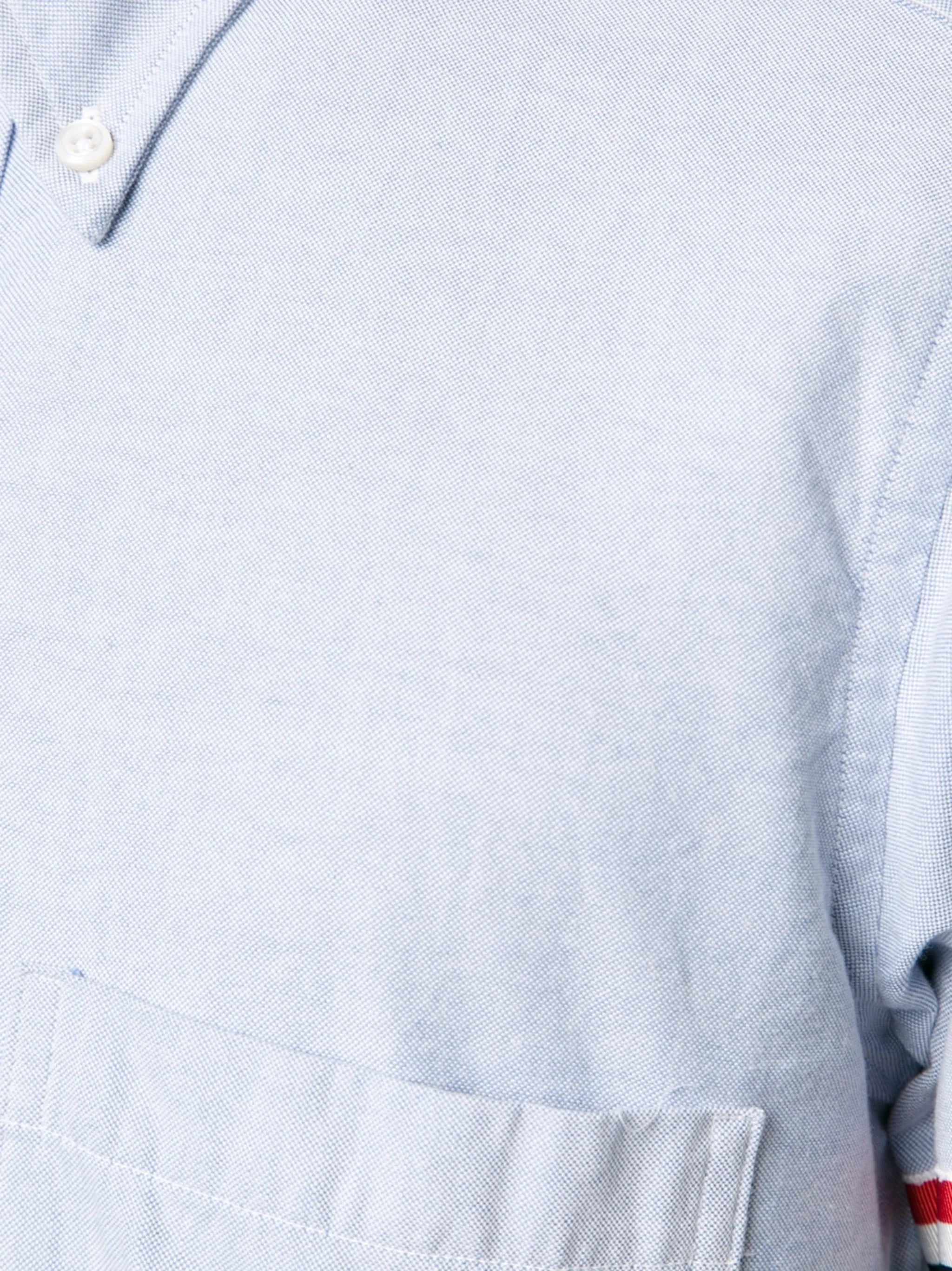 Grosgrain-armband cotton shirt