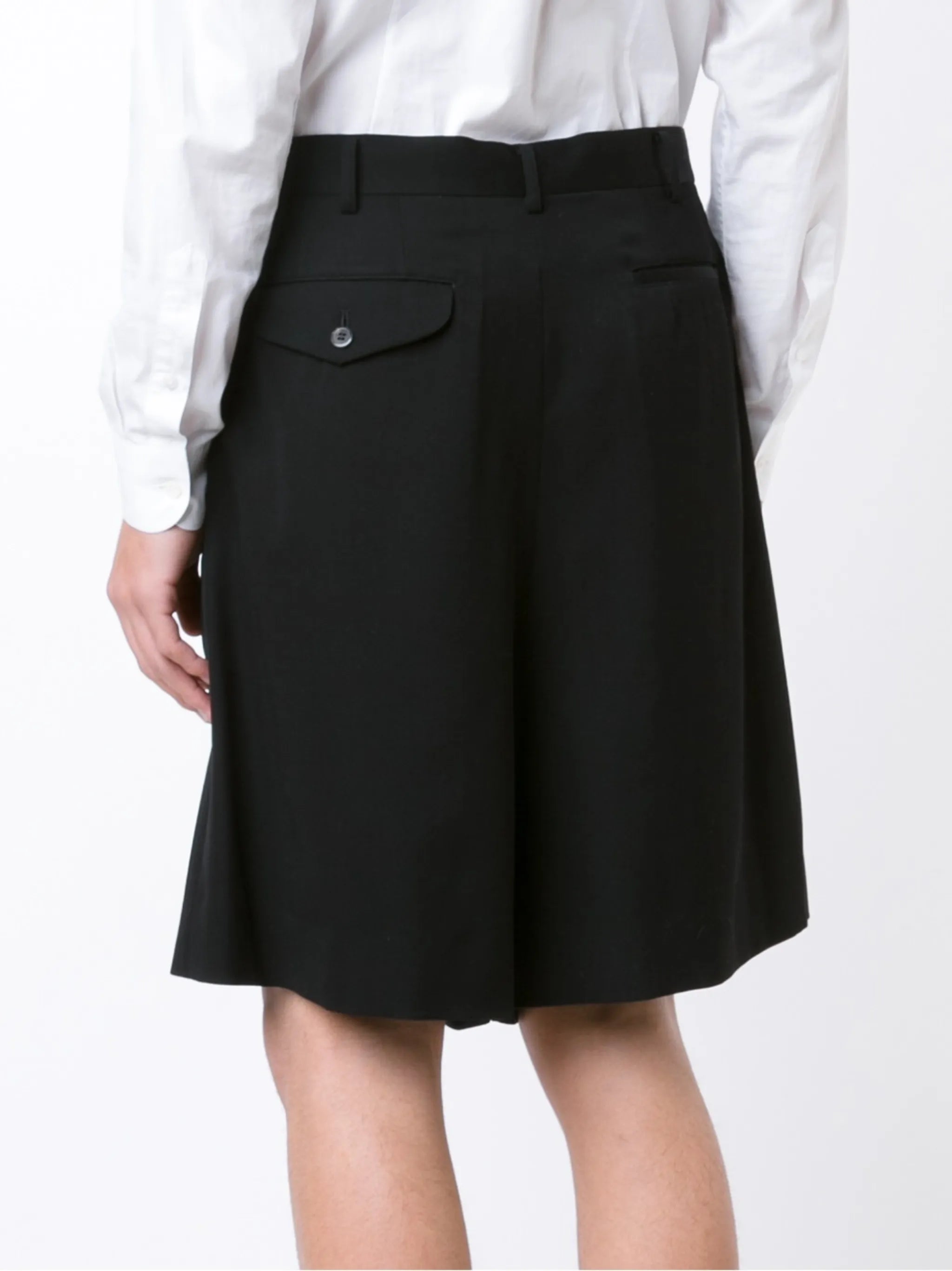 wide leg bermuda shorts