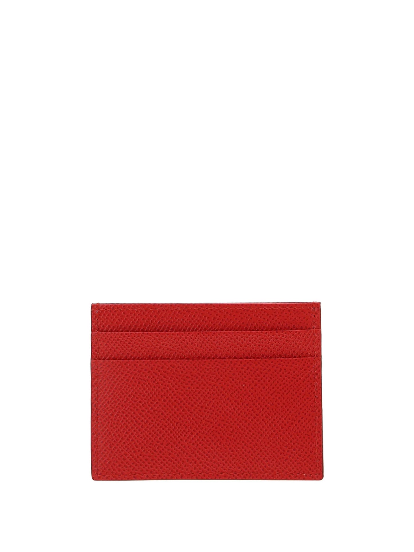 logo-tag leather card holder