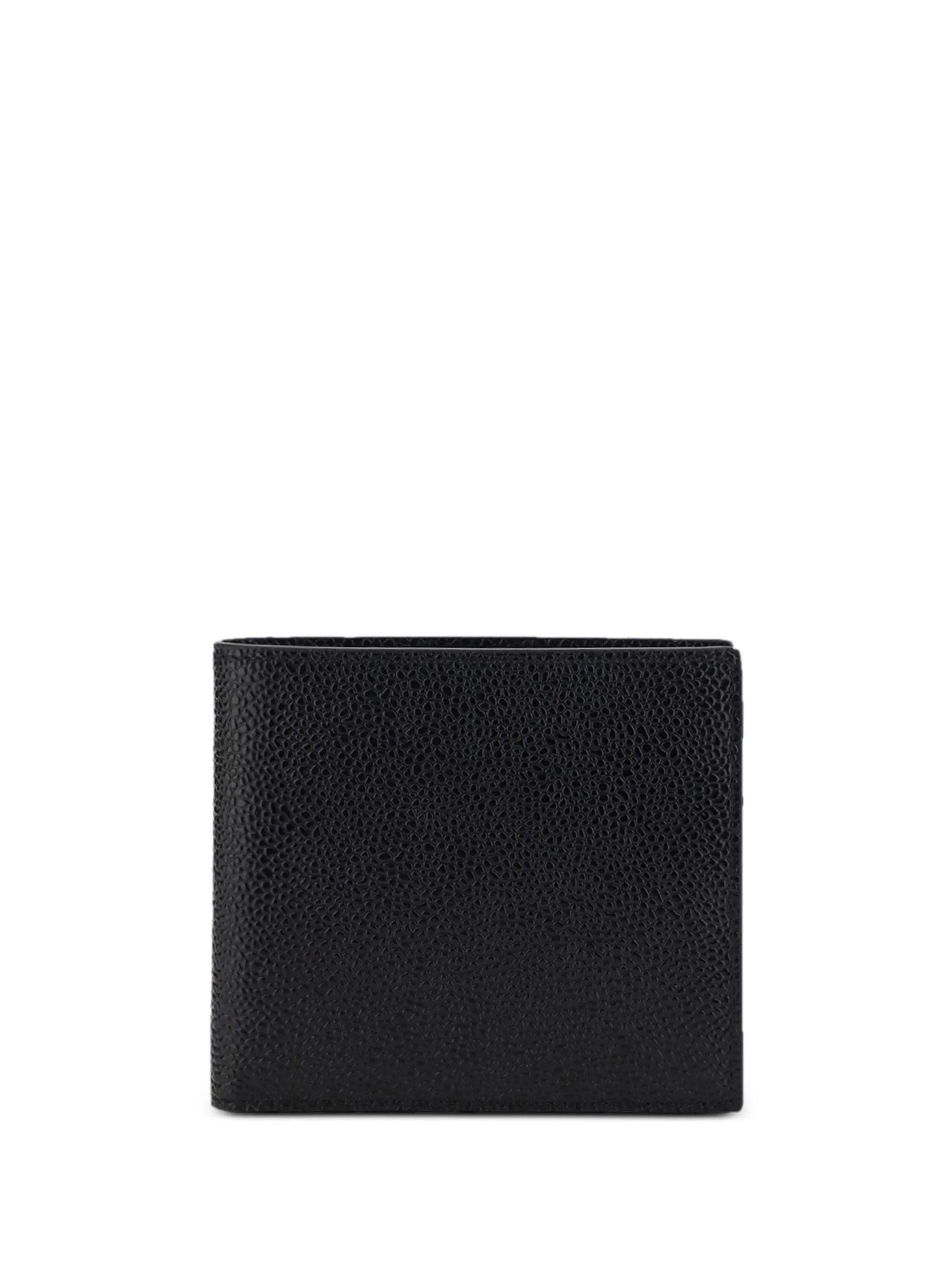 pebble-grain bi-fold wallet