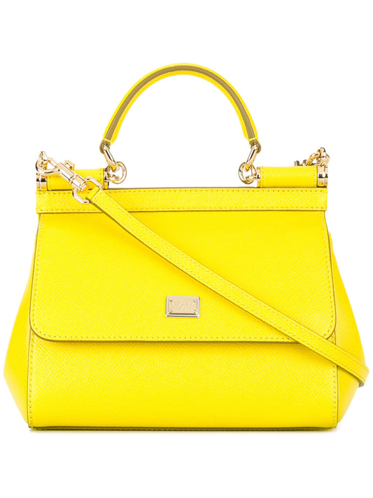 small Sicily leather top-handle bag