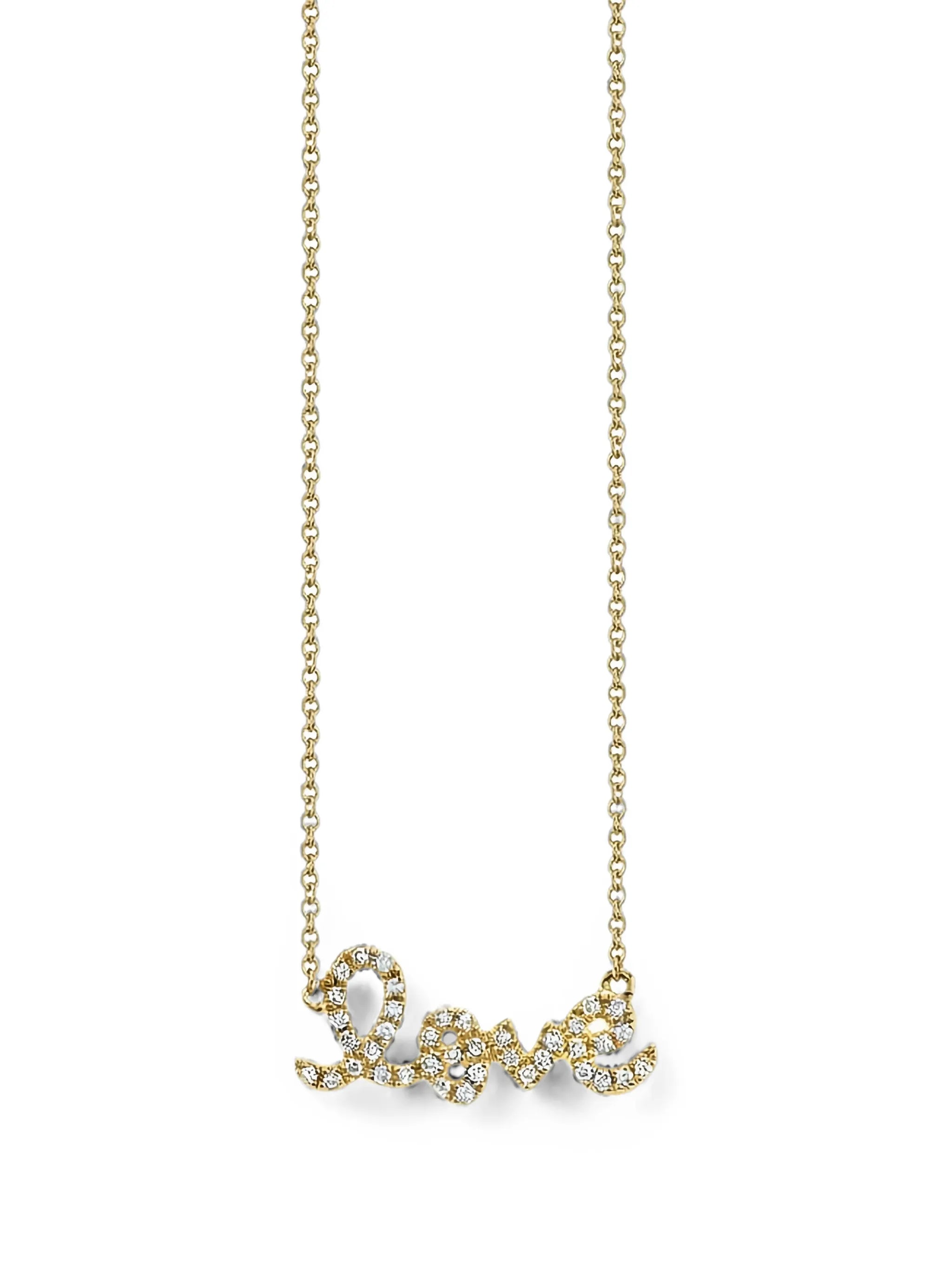 love diamond necklace