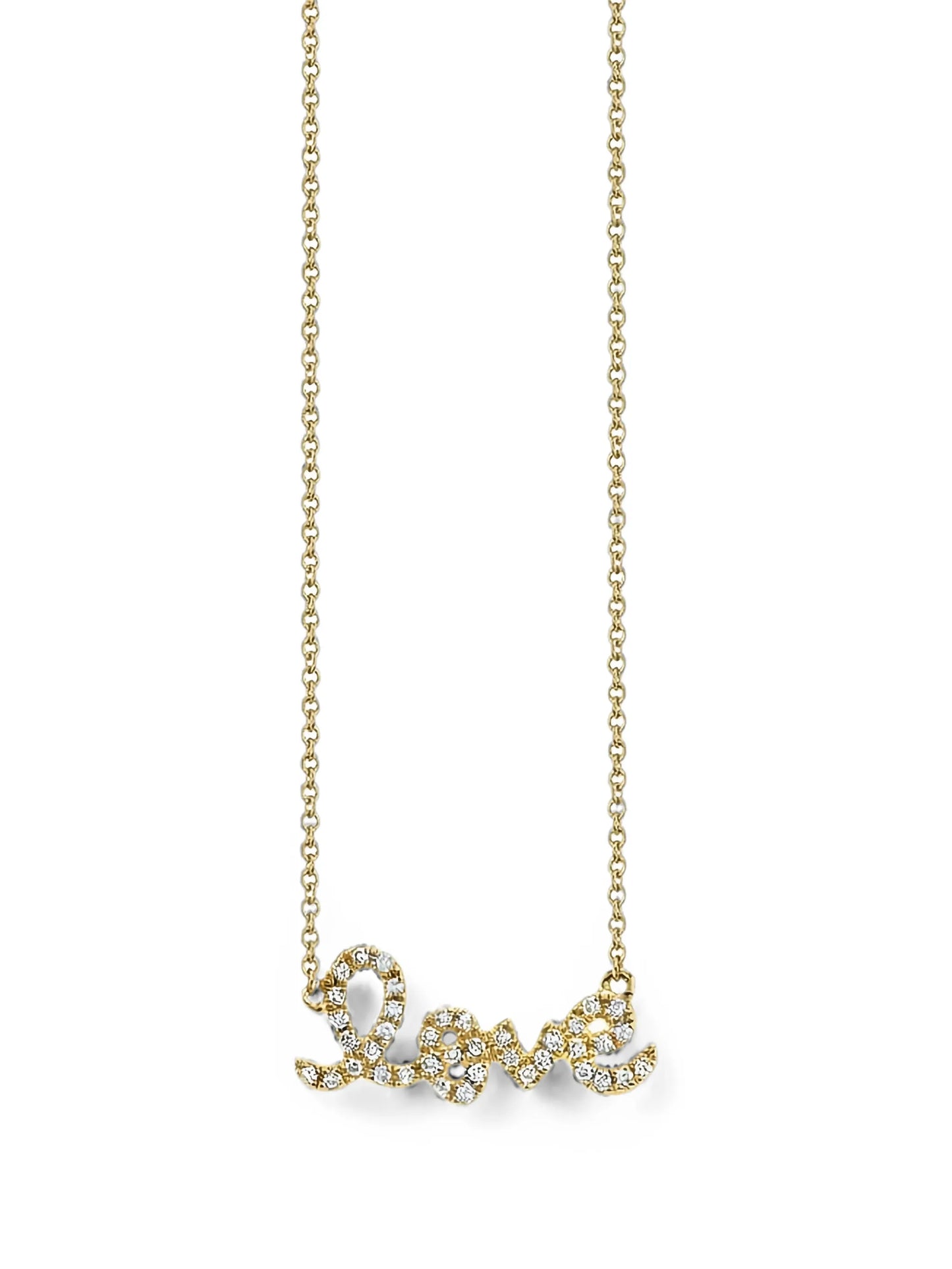 love diamond necklace