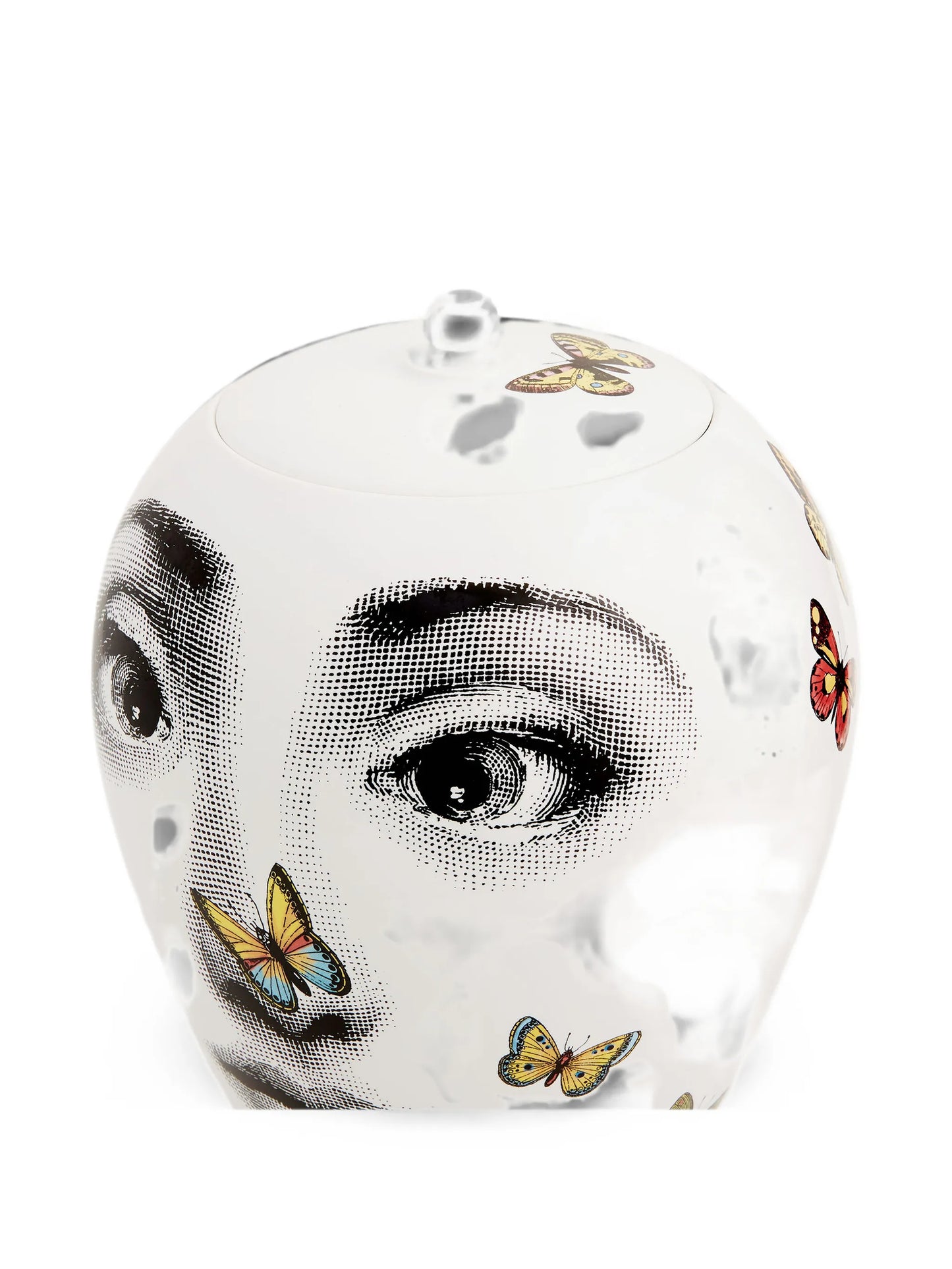 Farfalle face-print vase