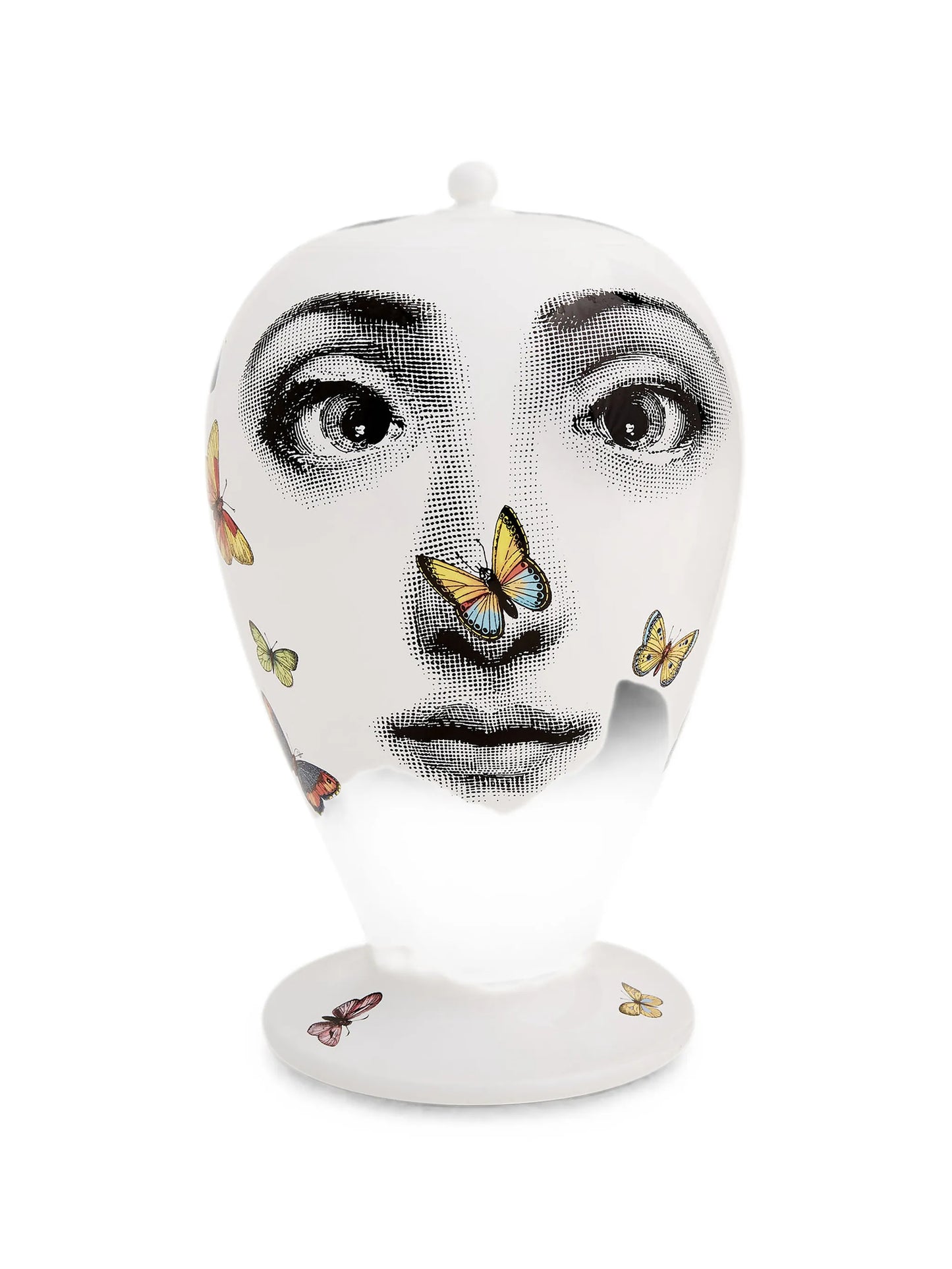 Farfalle face-print vase