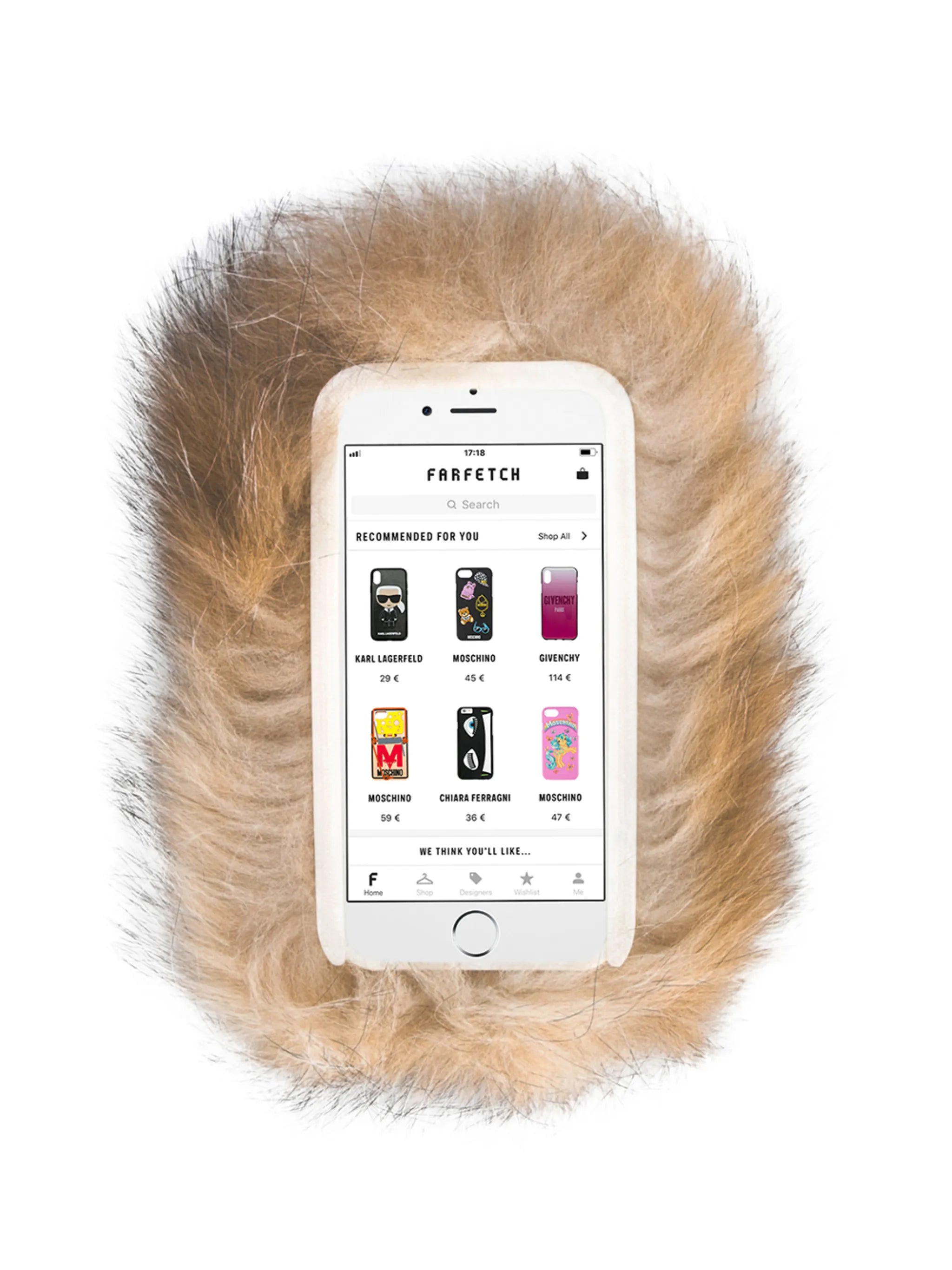 Brown Fur Laramie iPhone 6/6S case