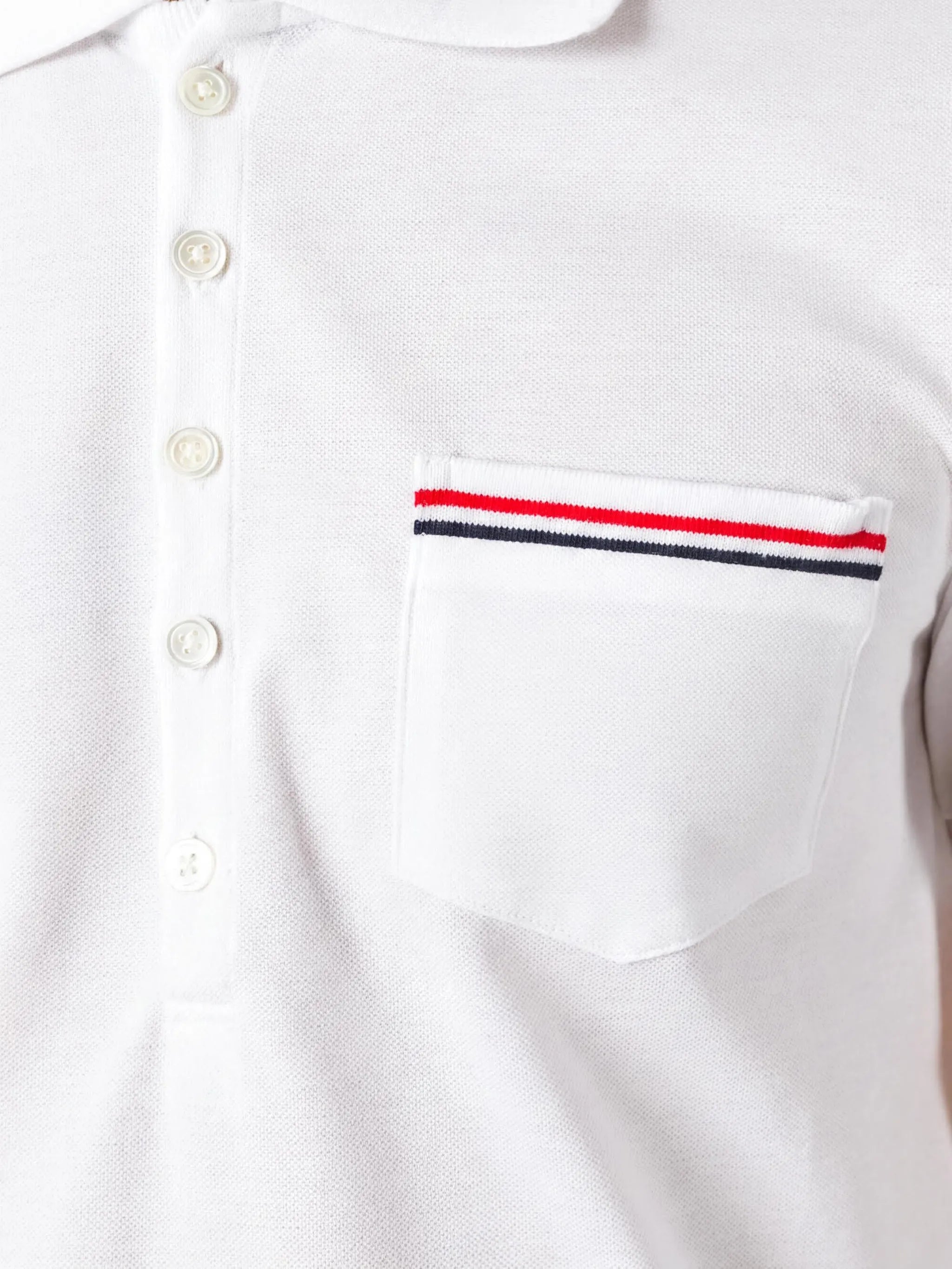 chest pocket polo shirt