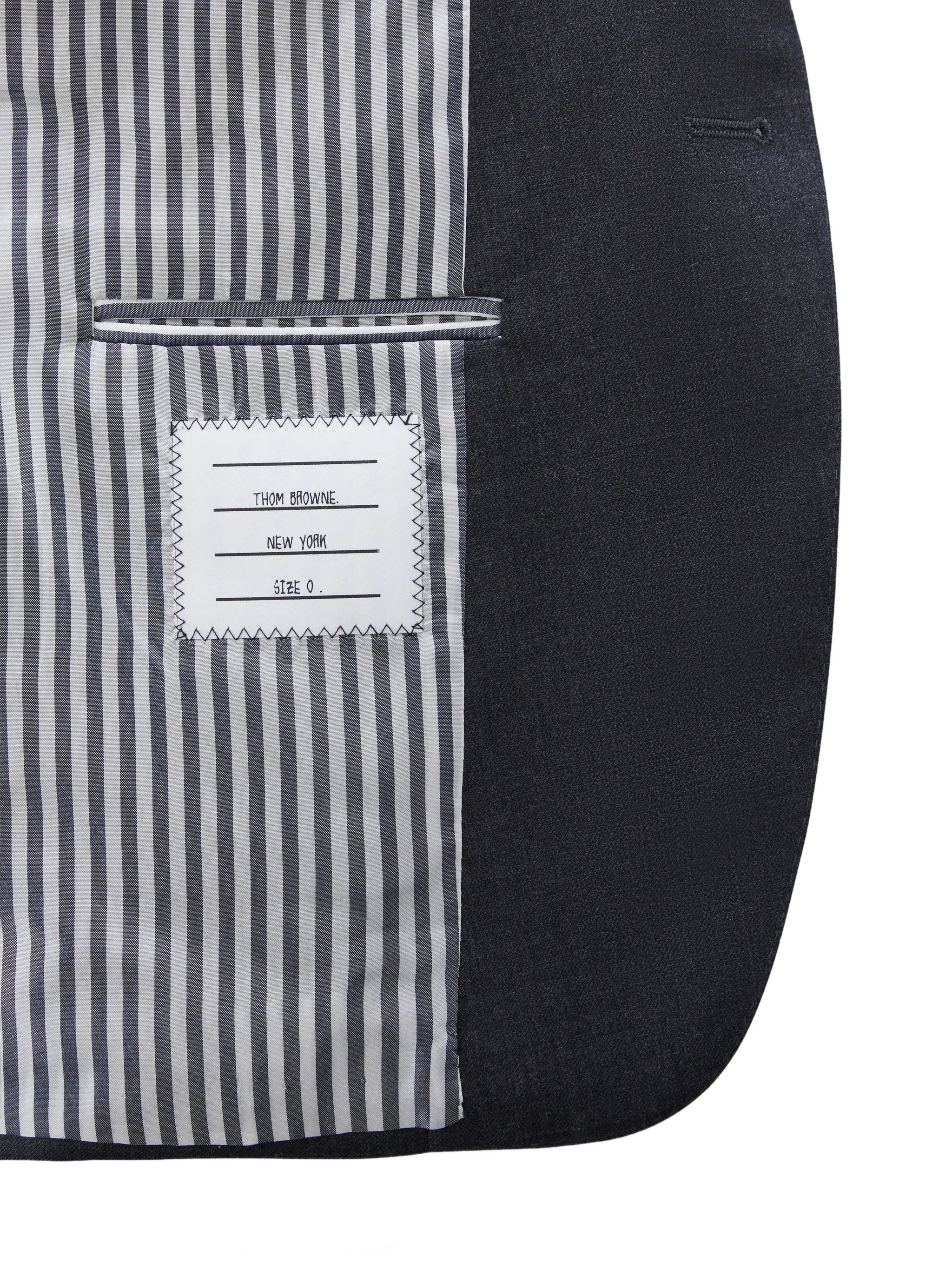 single-breasted wool suit