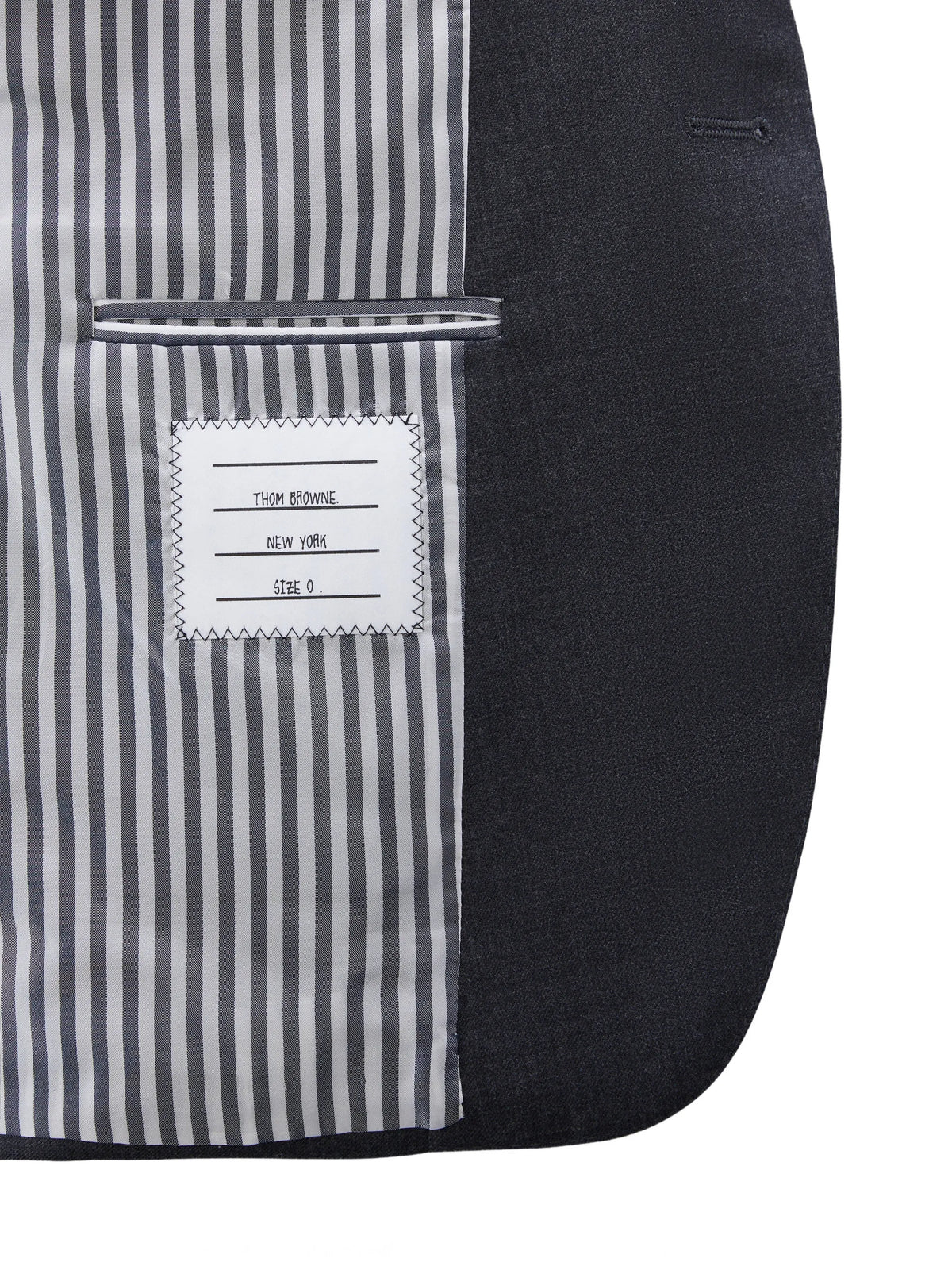 single-breasted wool suit
