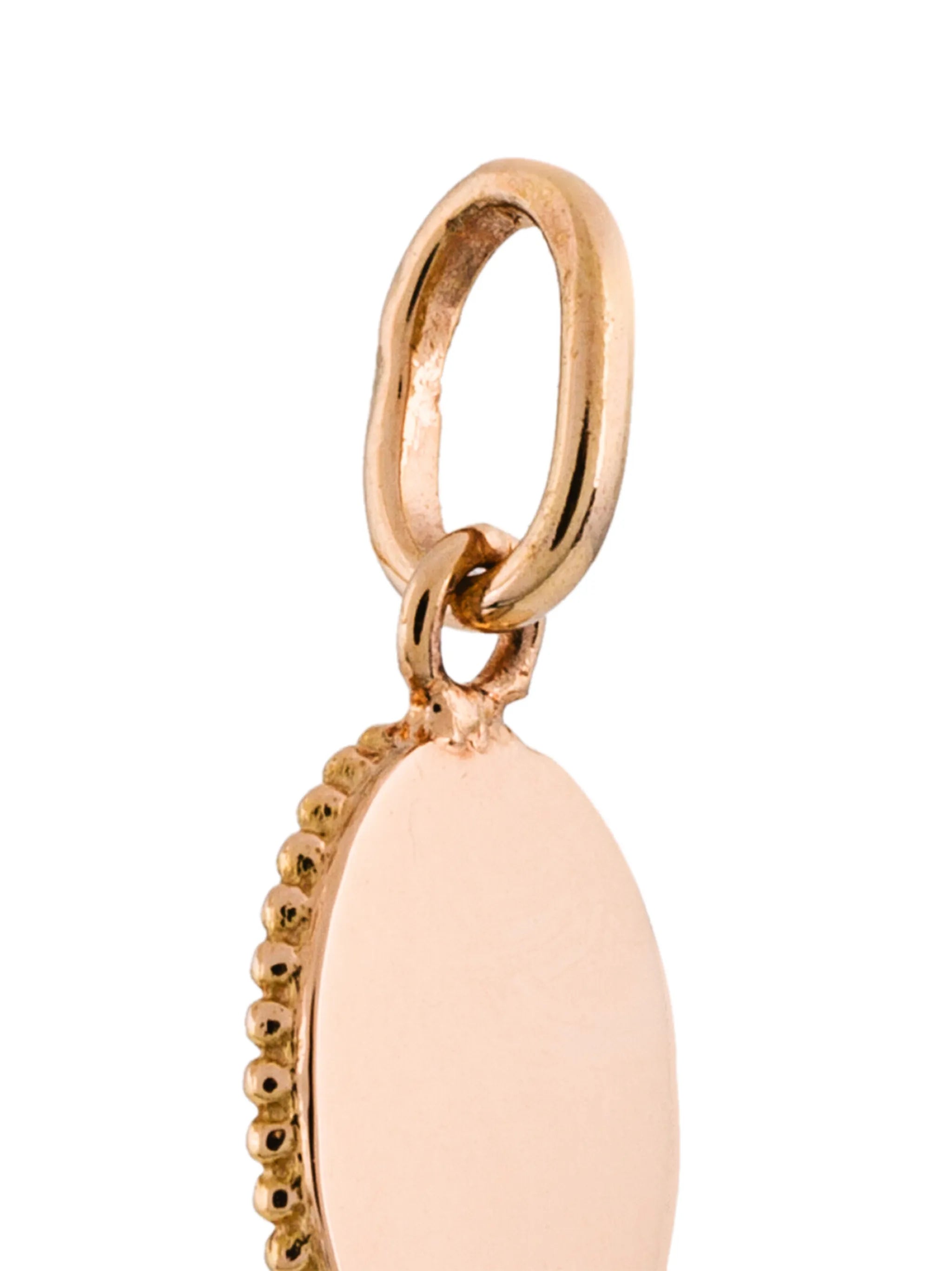 18kt rose gold Madone medallion pendant