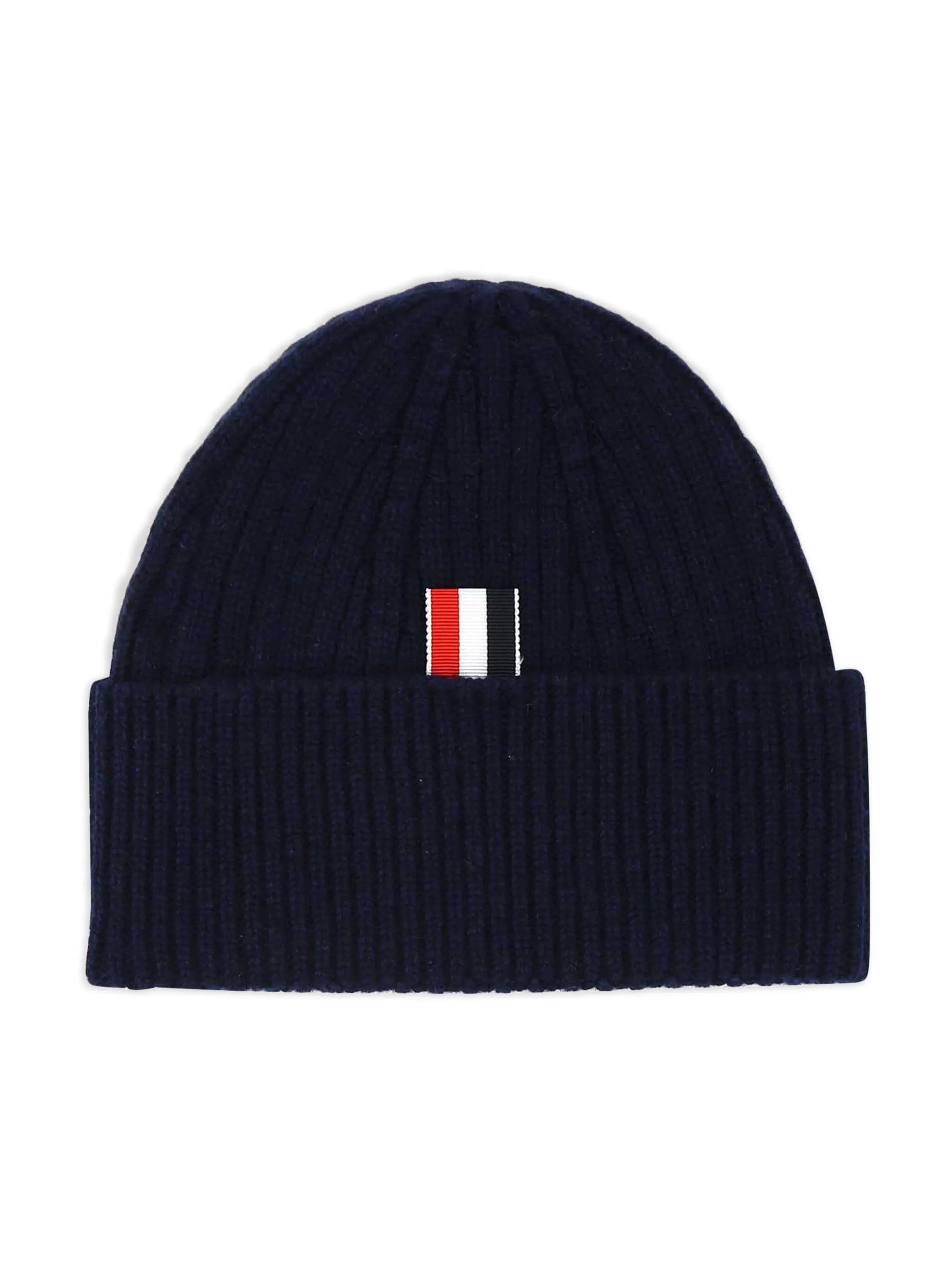 cashmere 4-Bar cuff beanie